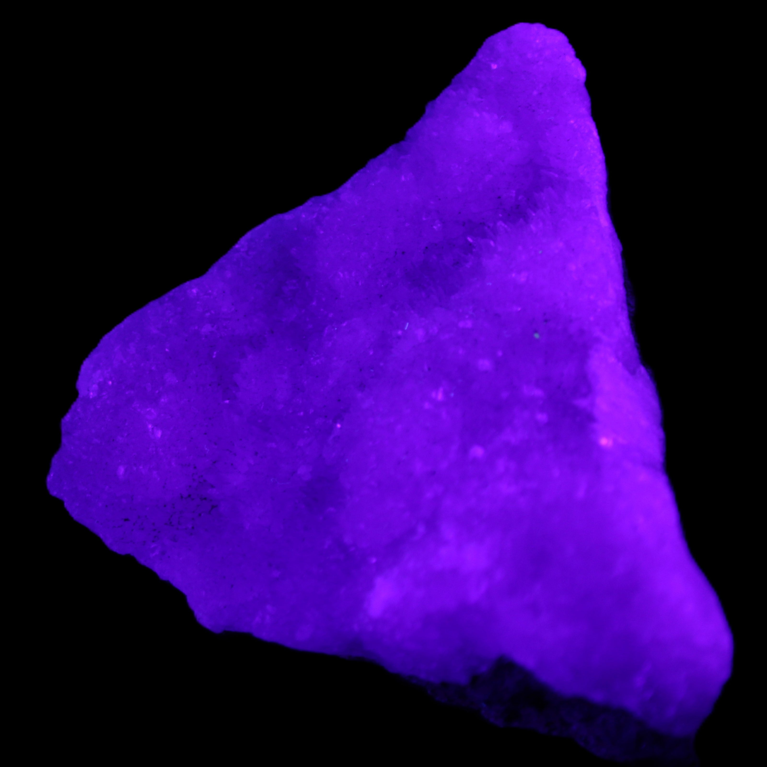 Pink Aragonite on Ironstone matrix 72*67*26mm specimen 151g in UV light - Rocks and Things Store