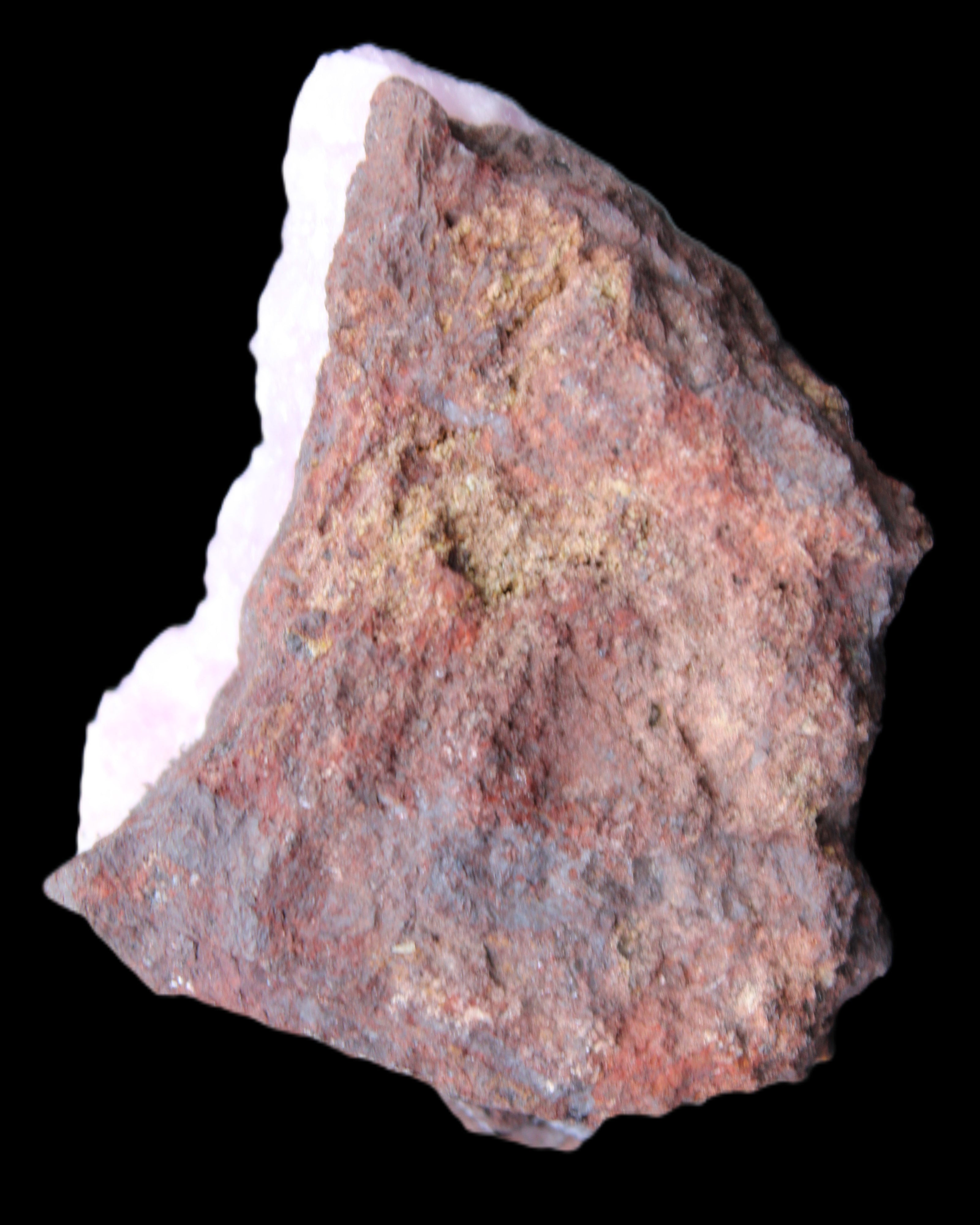 Pink Aragonite specimen on Ironstone matrix  88*40*50mm 275g in sunlight - Rocks and Things Store