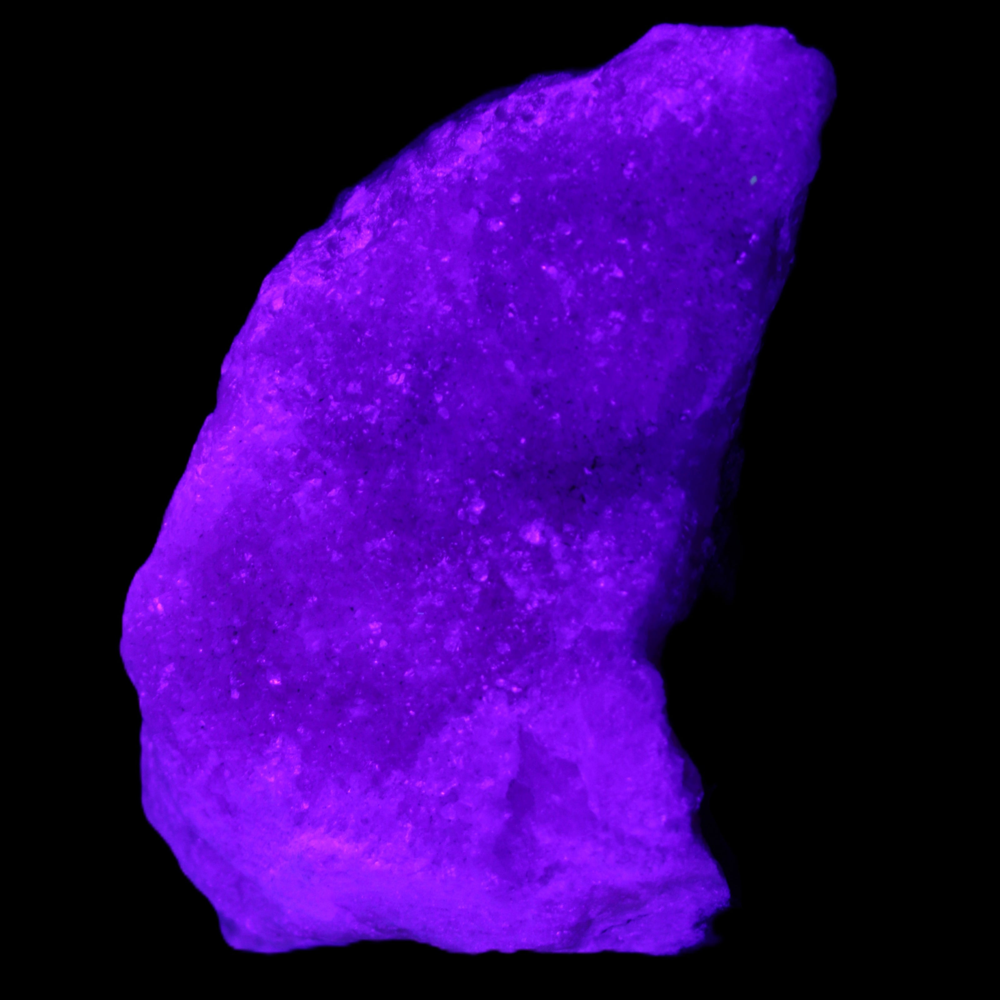 Pink Aragonite specimen on Ironstone matrix 88*40*50mm 275g in UV light - Rocks and Things Store