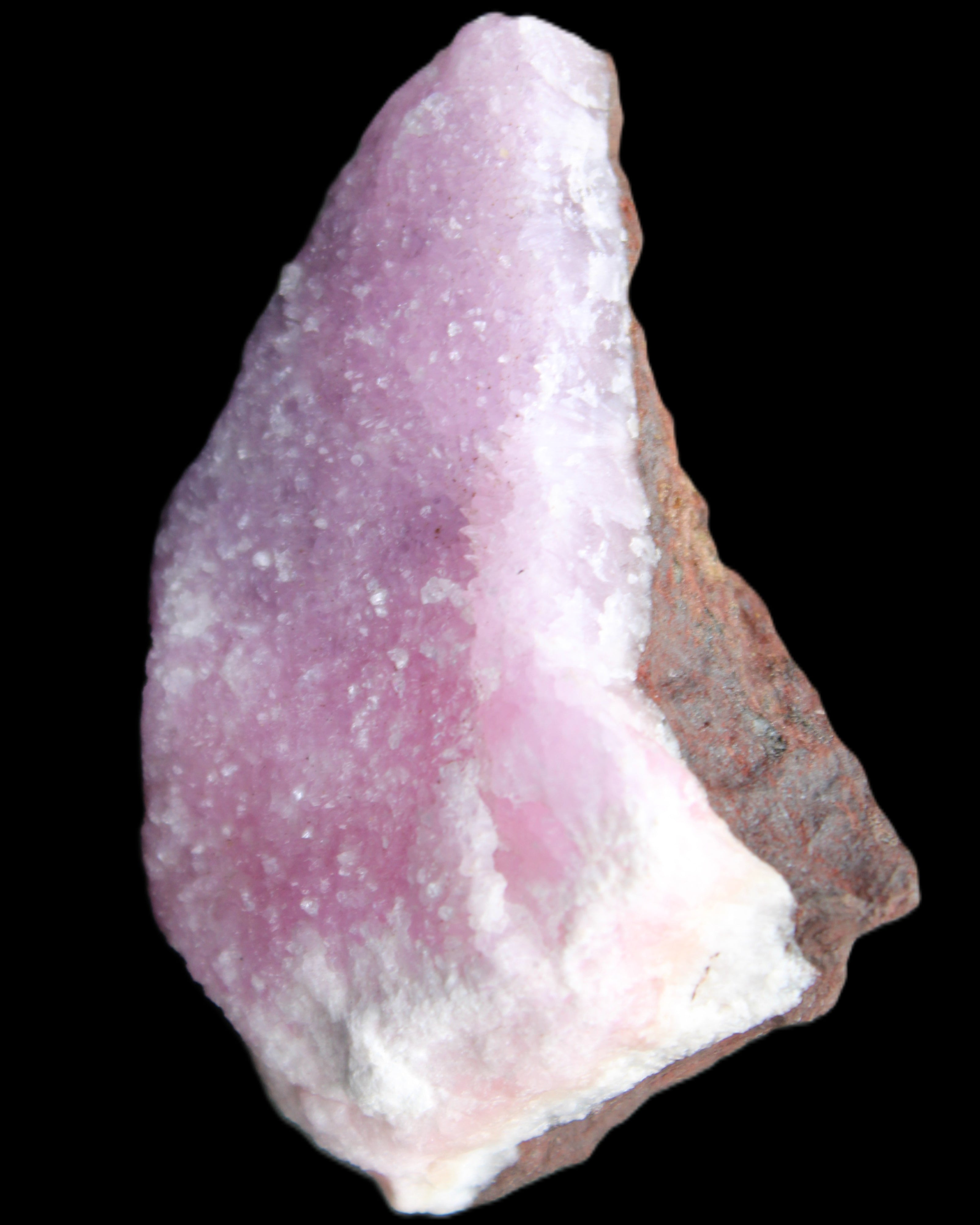 Pink Aragonite specimen on Ironstone matrix  88*40*50mm 275g in sunlight - Rocks and Things Store