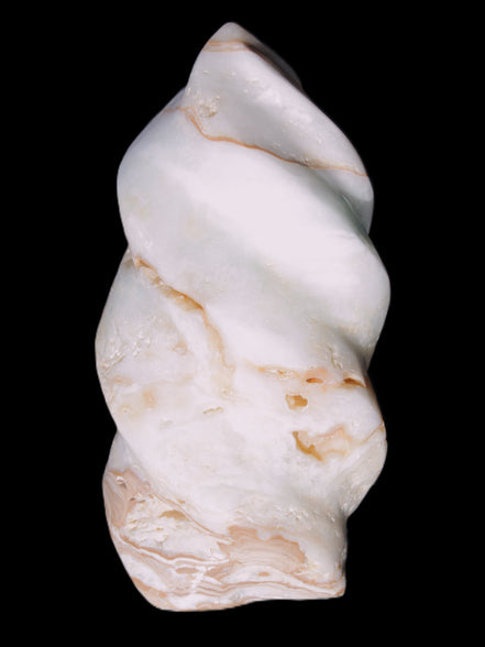 Caribbean Calcite flame 49*105mm 384g Rocks and Things Store