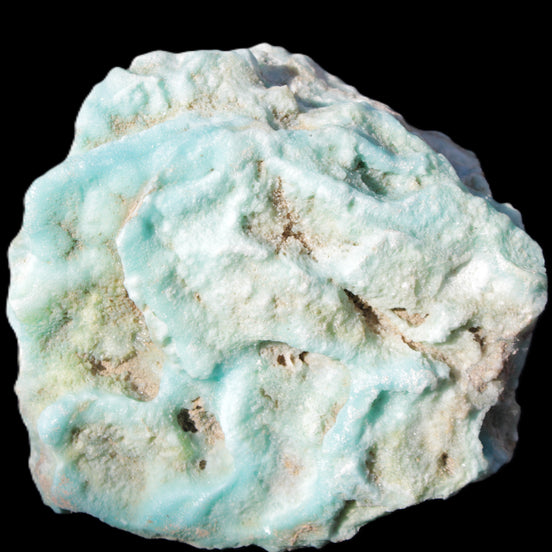 Blue Aragonite Caribbean Calcite specimen 97*53*85mm 395g Rocks and Things Store