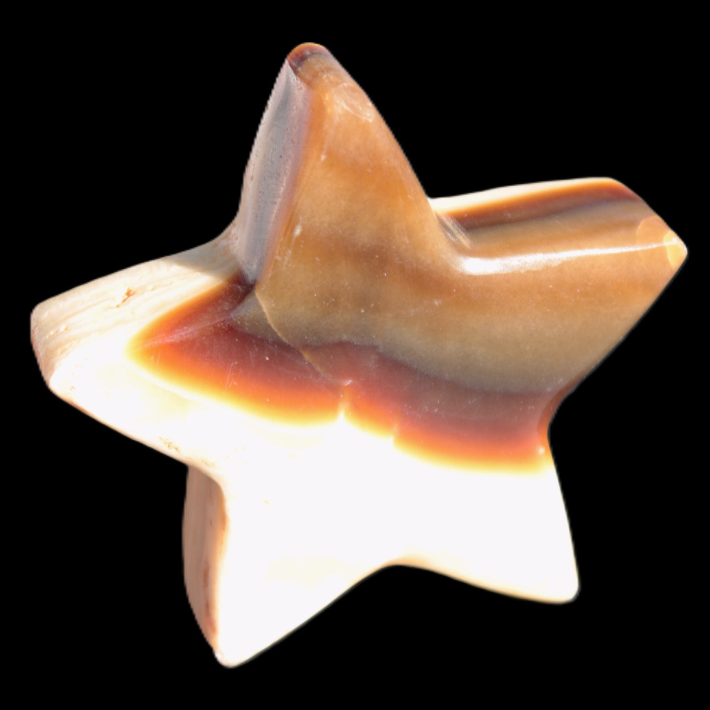 Chocolate Calcite Star 70*19mm 136.5g Rocks and Things Store