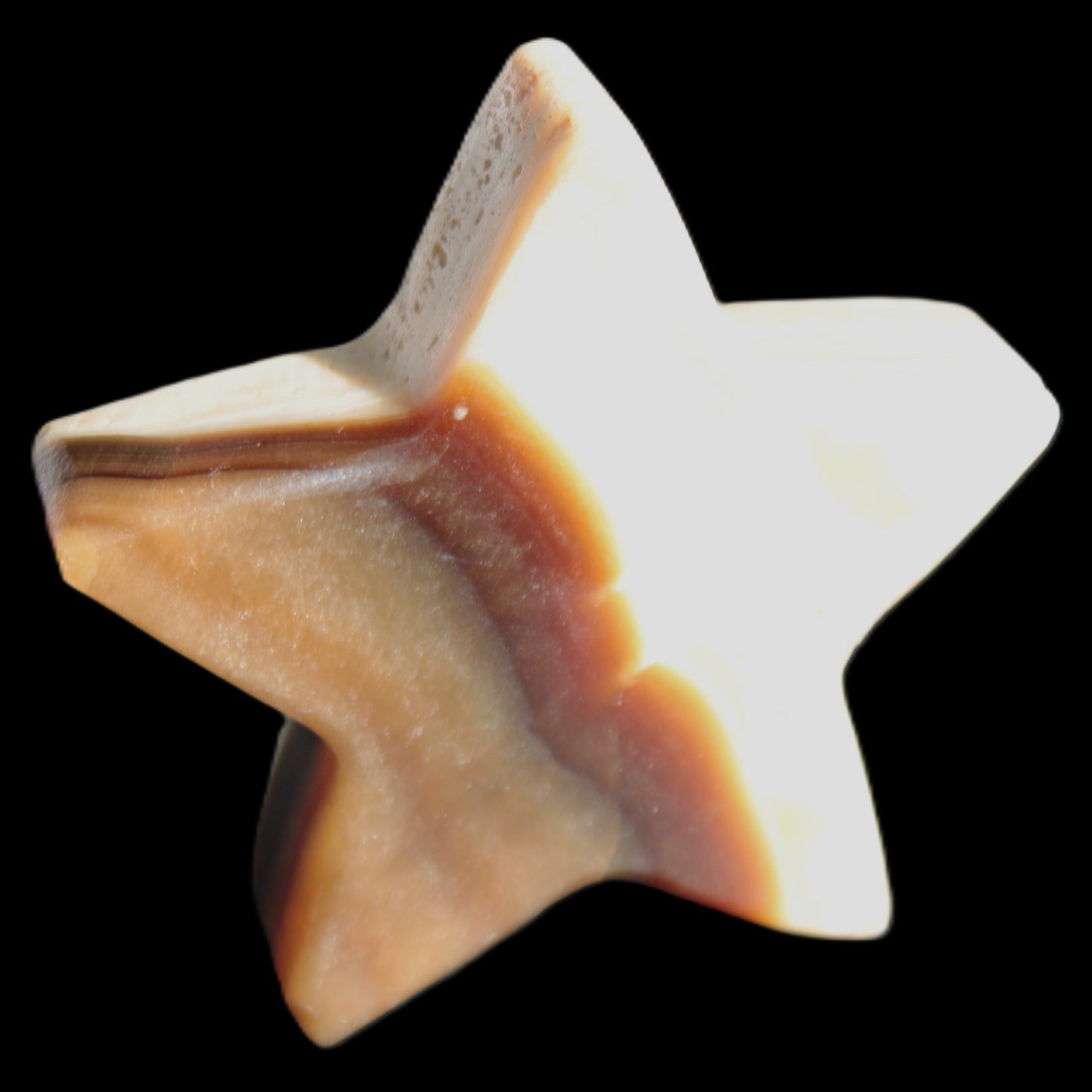 Chocolate Calcite Star 70*19mm 136.5g Rocks and Things Store