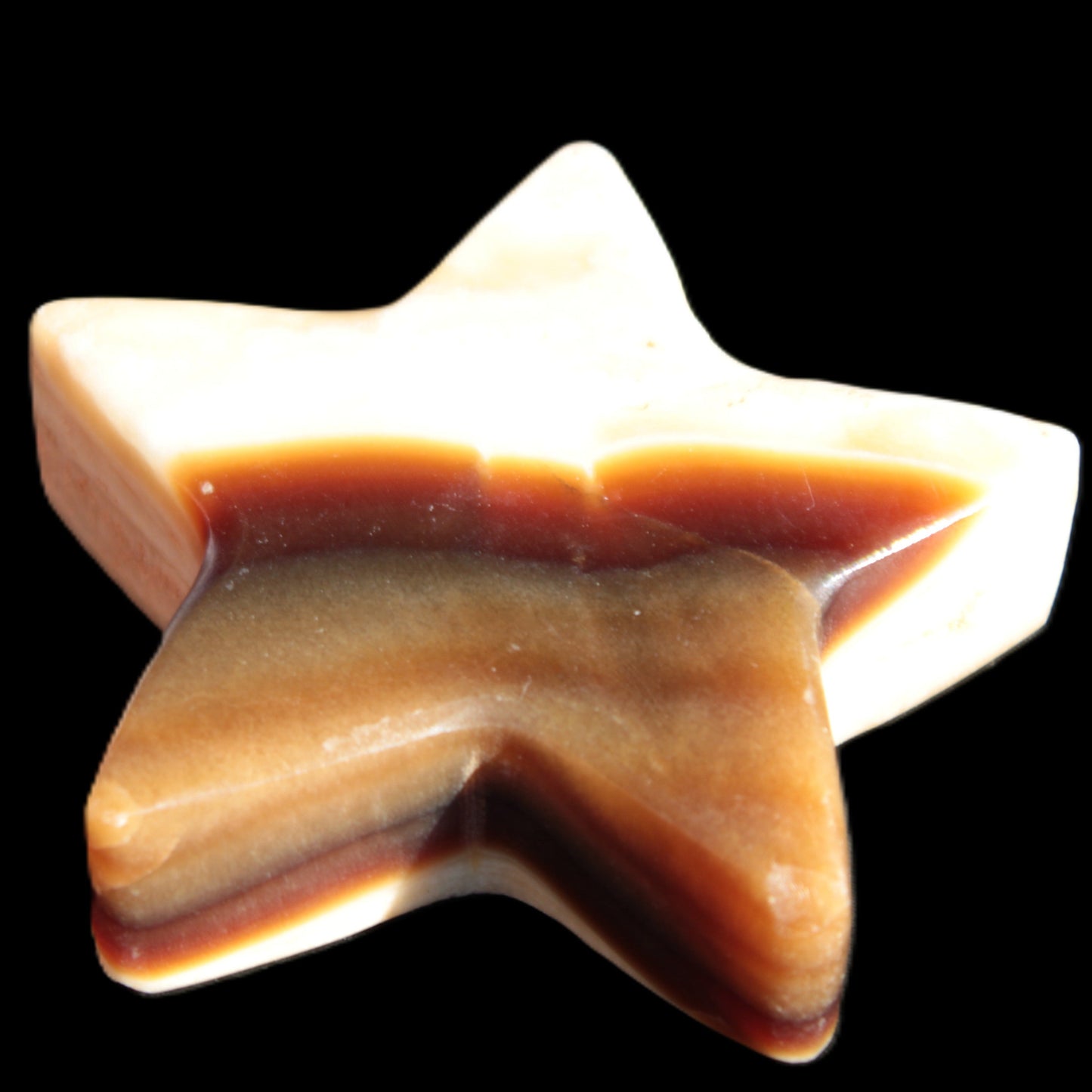 Chocolate Calcite Star 70*19mm 136.5g Rocks and Things Store
