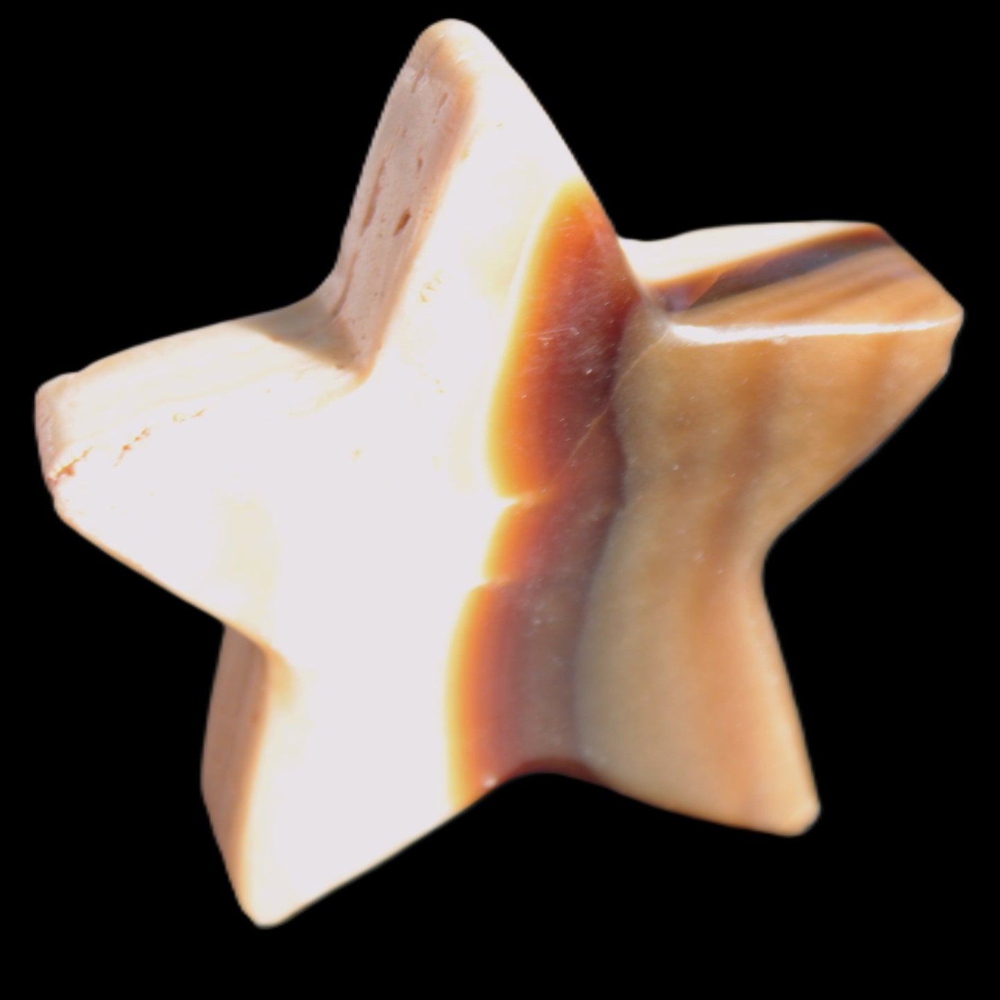 Chocolate Calcite Star 70*19mm 136.5g Rocks and Things Store