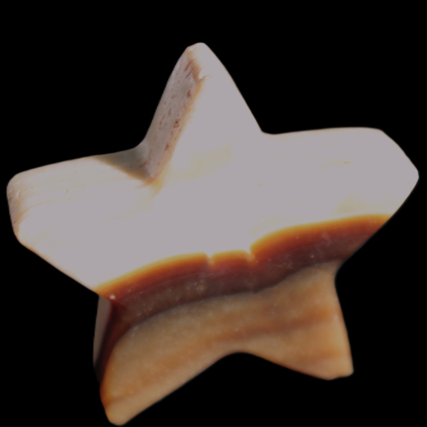 Chocolate Calcite Star 70*19mm 136.5g Rocks and Things Store