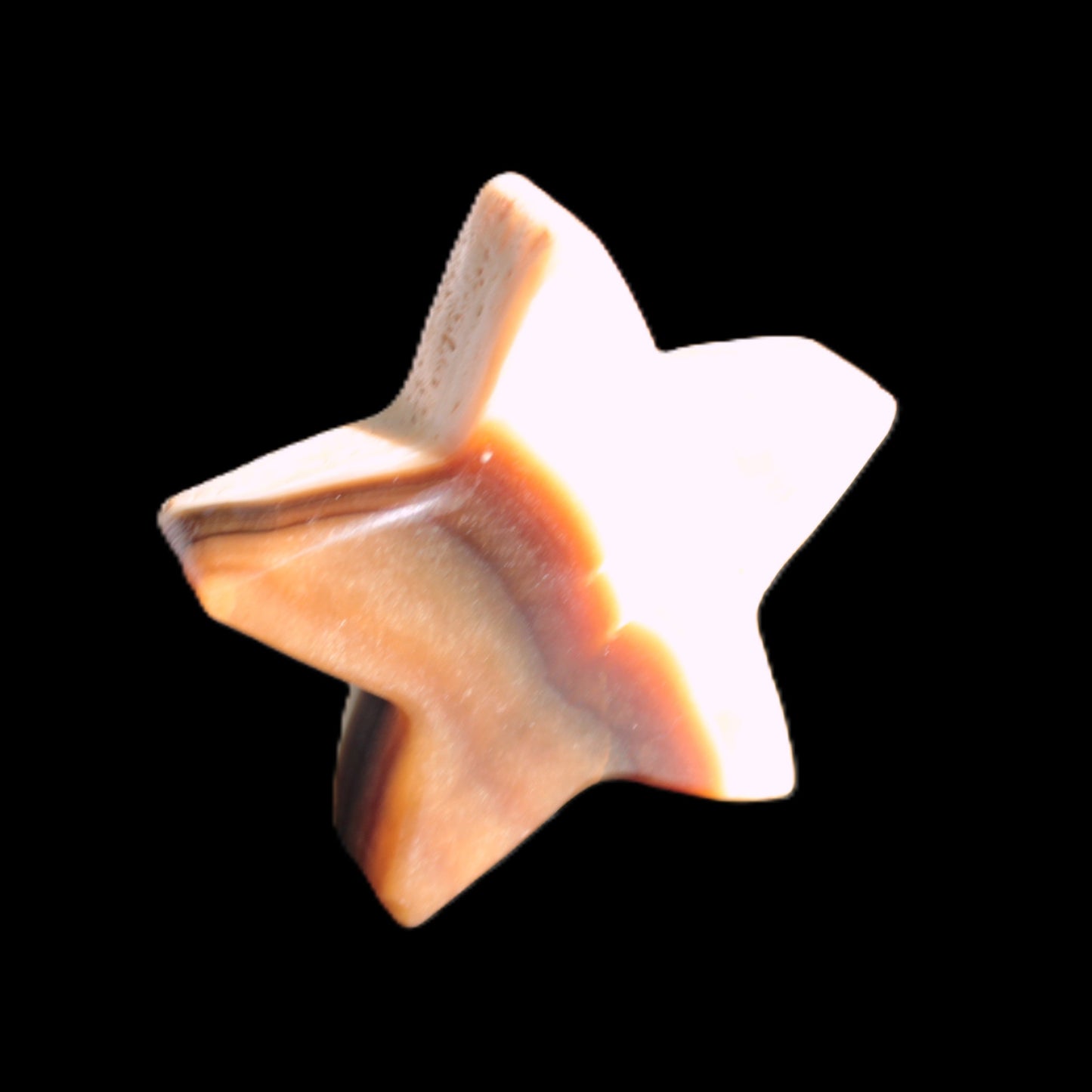 Chocolate Calcite Star 70*19mm 136.5g Rocks and Things Store