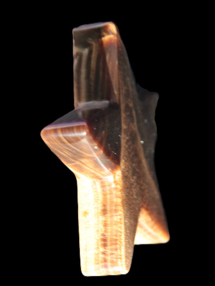 Chocolate Calcite Star 103*17mm 232.4g Rocks and Things Store