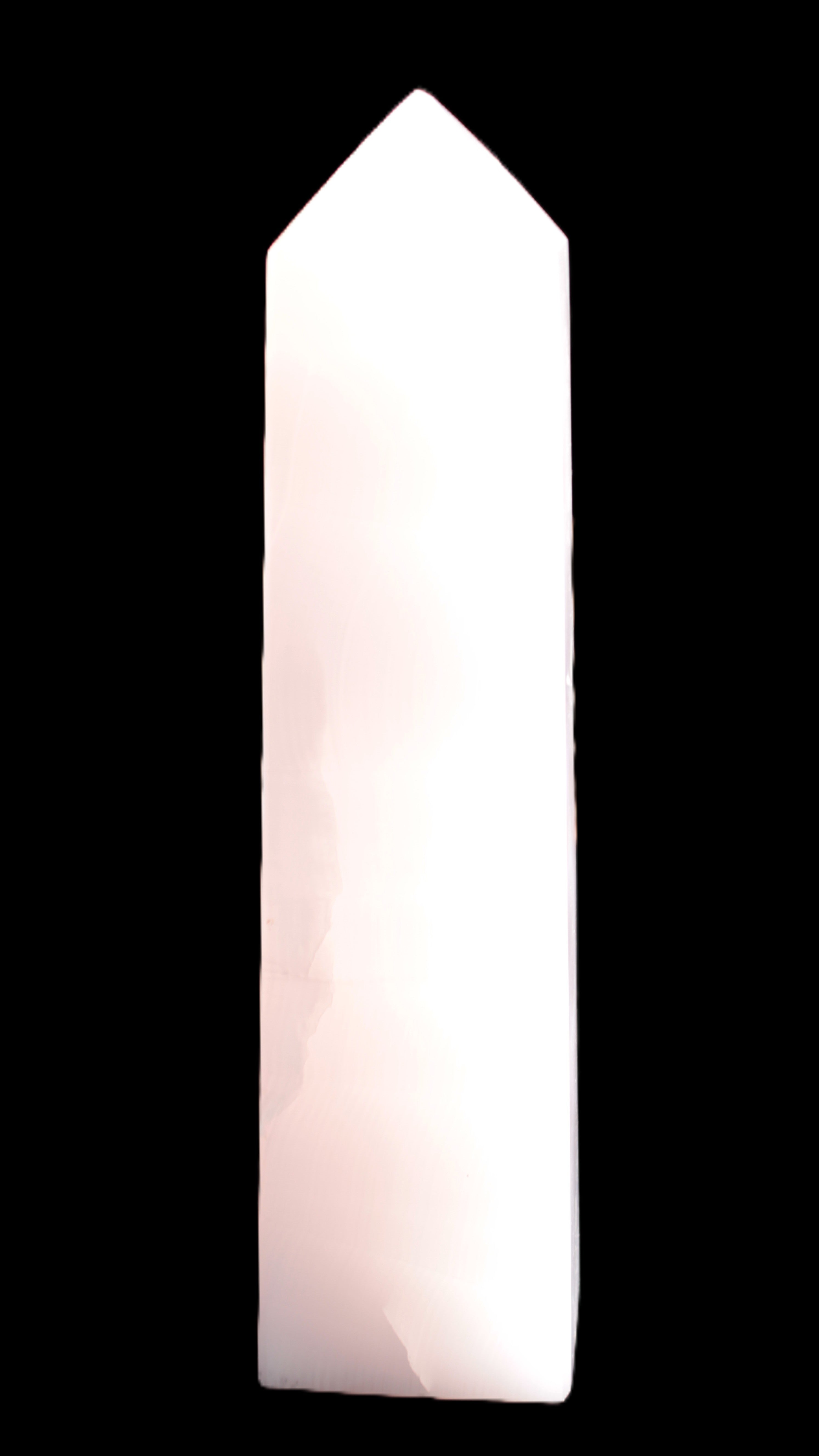 Mangano Calcite obelisk 257*88*64mm 1331g Rocks and Things Store