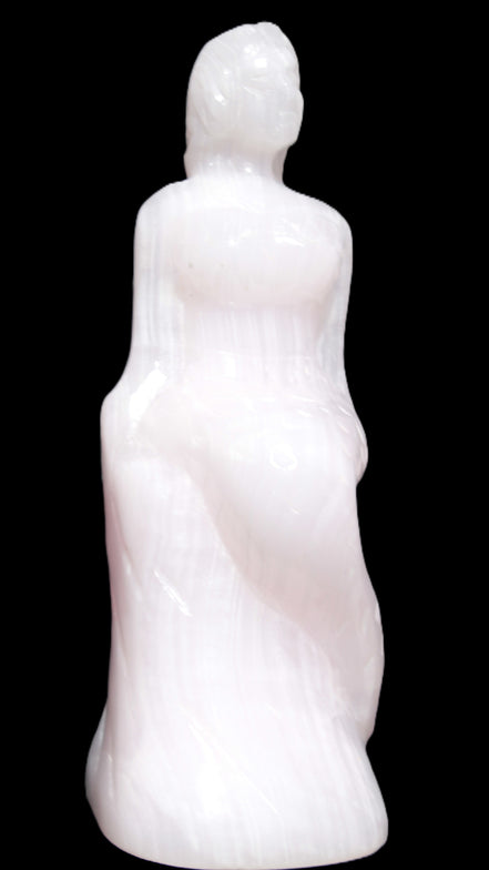 Mangano Calcite hand-carved mermaid 213*75*86mm 1584.9g Rocks and Things Store