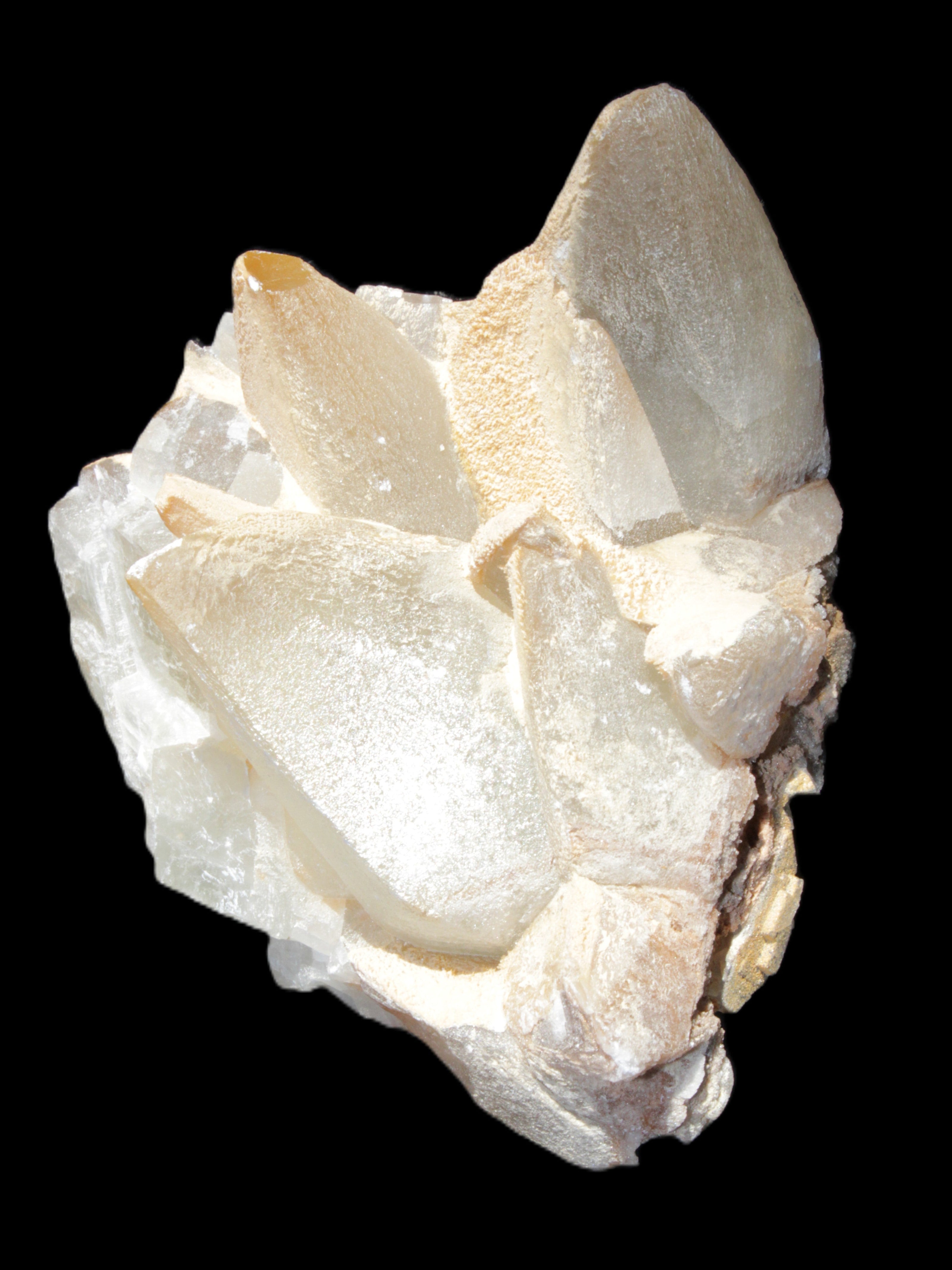 Dogtooth calcite cluster 100*82*78mm 508g Rocks and Things Store