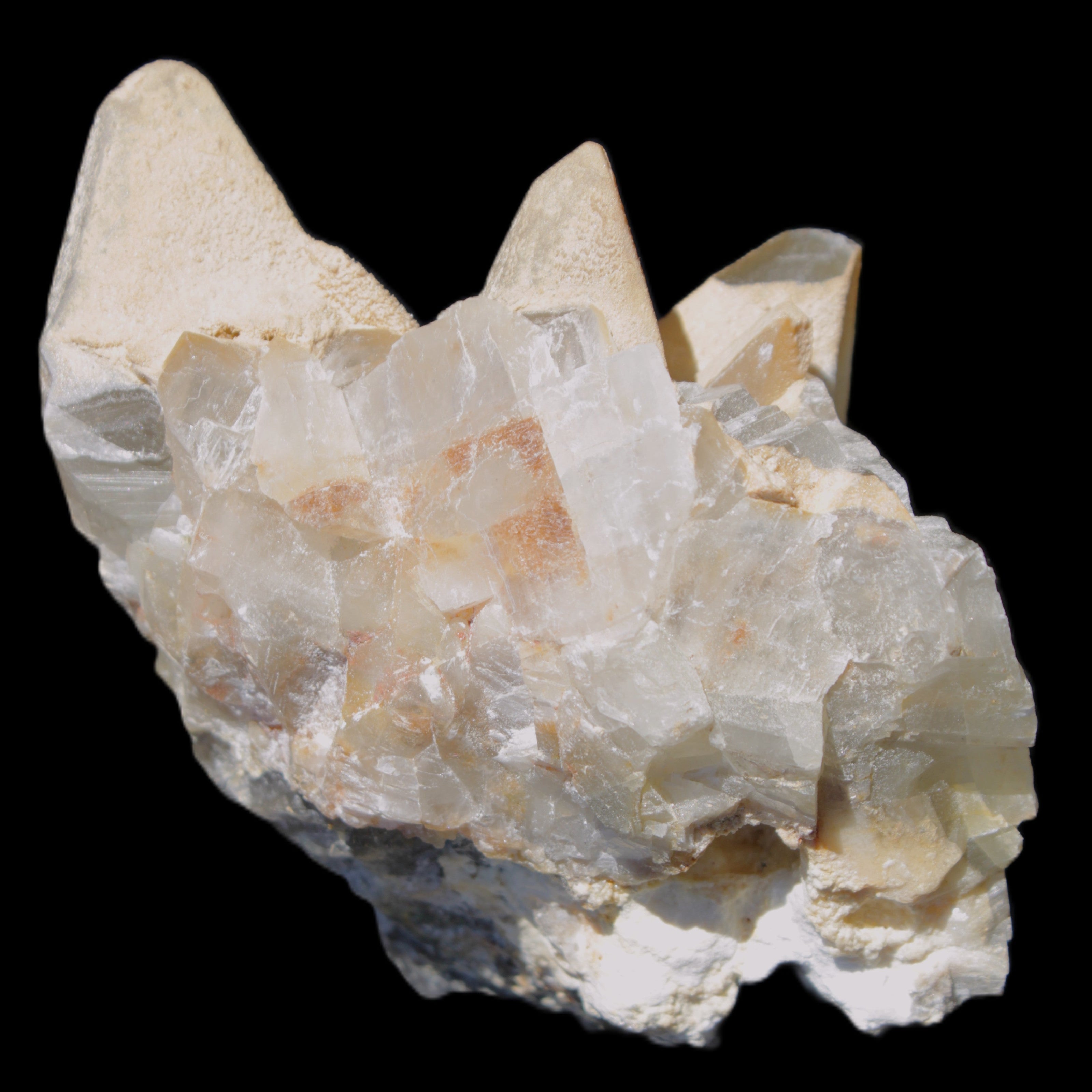 Dogtooth calcite cluster 100*82*78mm 508g Rocks and Things Store