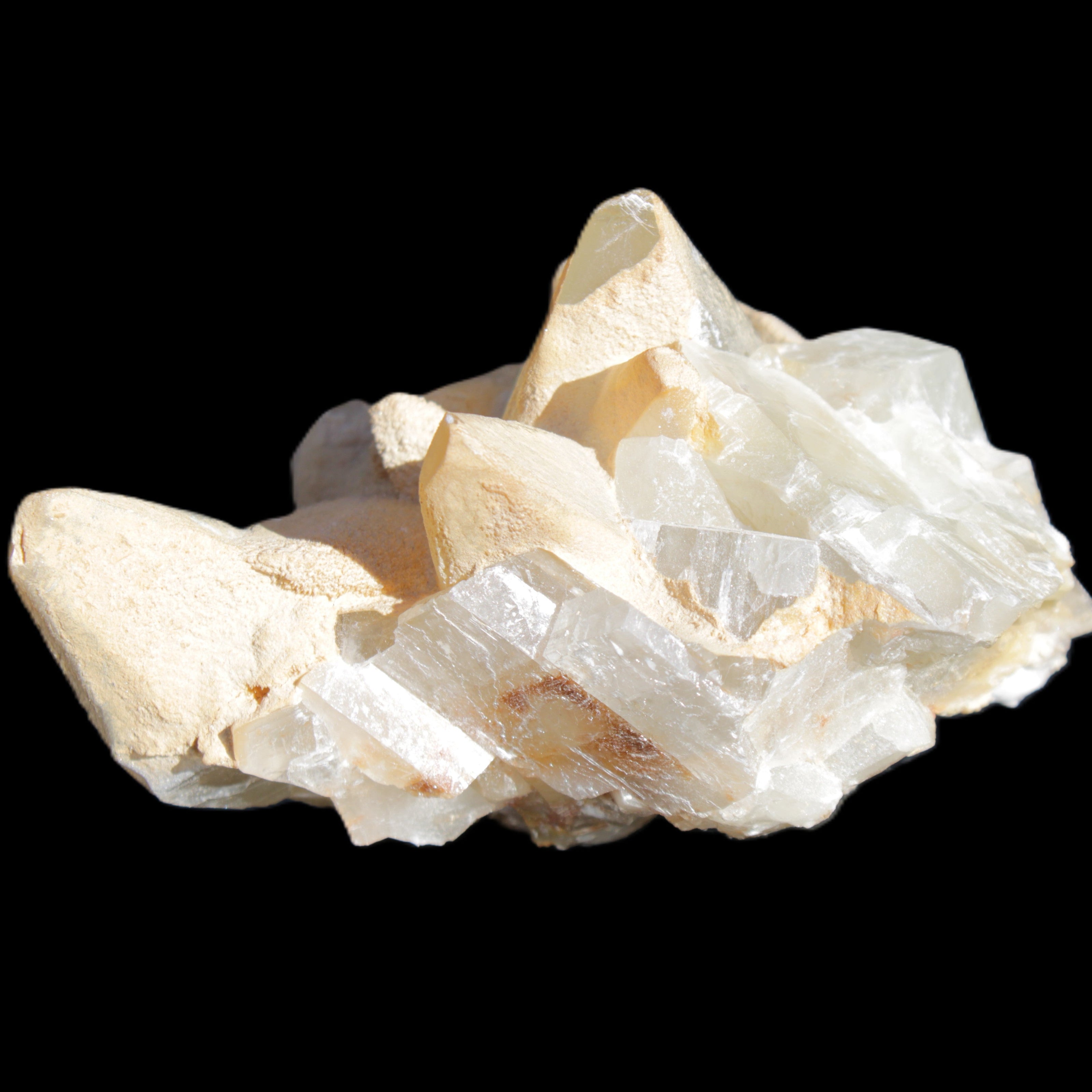 Dogtooth calcite cluster 100*82*78mm 508g Rocks and Things Store