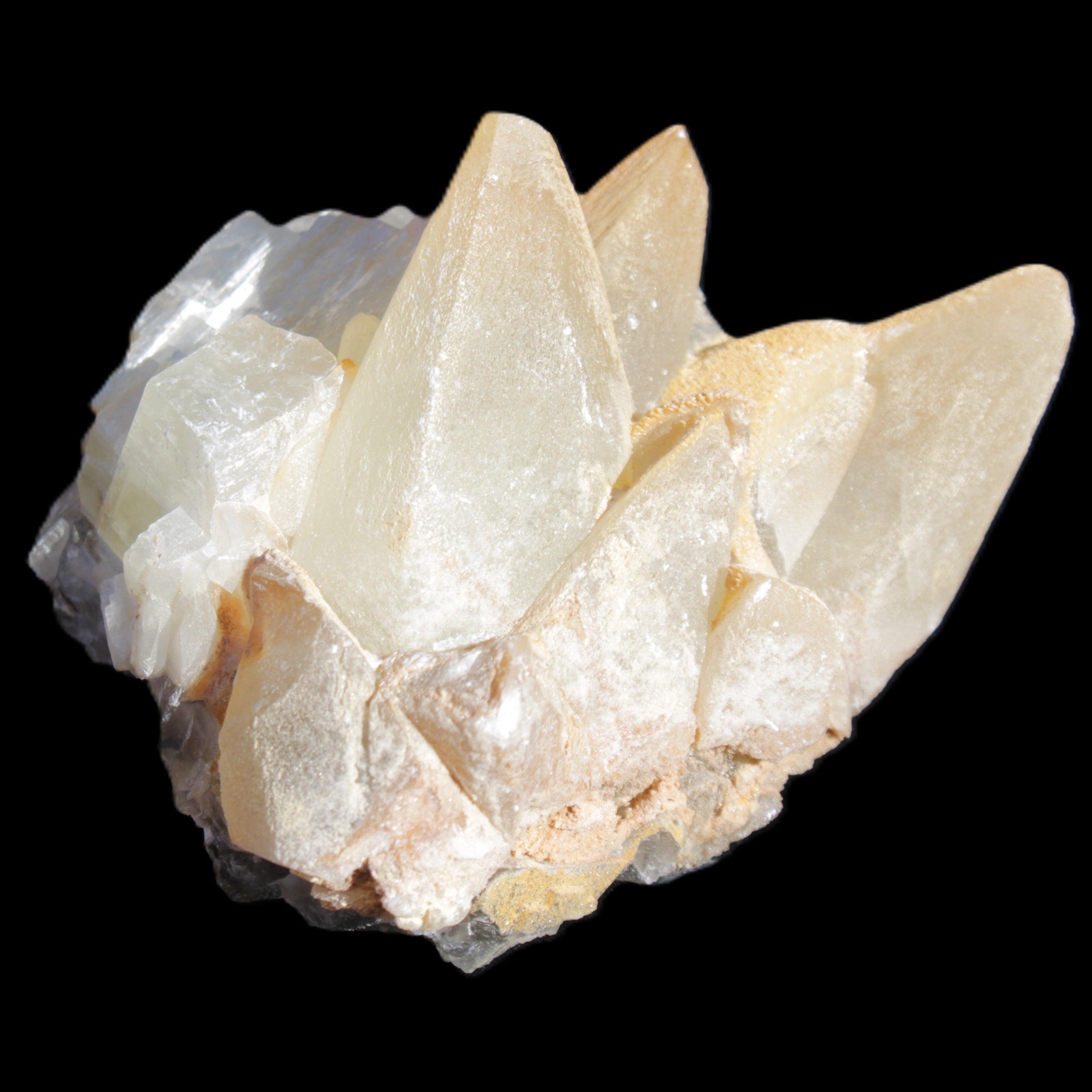 Dogtooth calcite cluster 100*82*78mm 508g Rocks and Things Store
