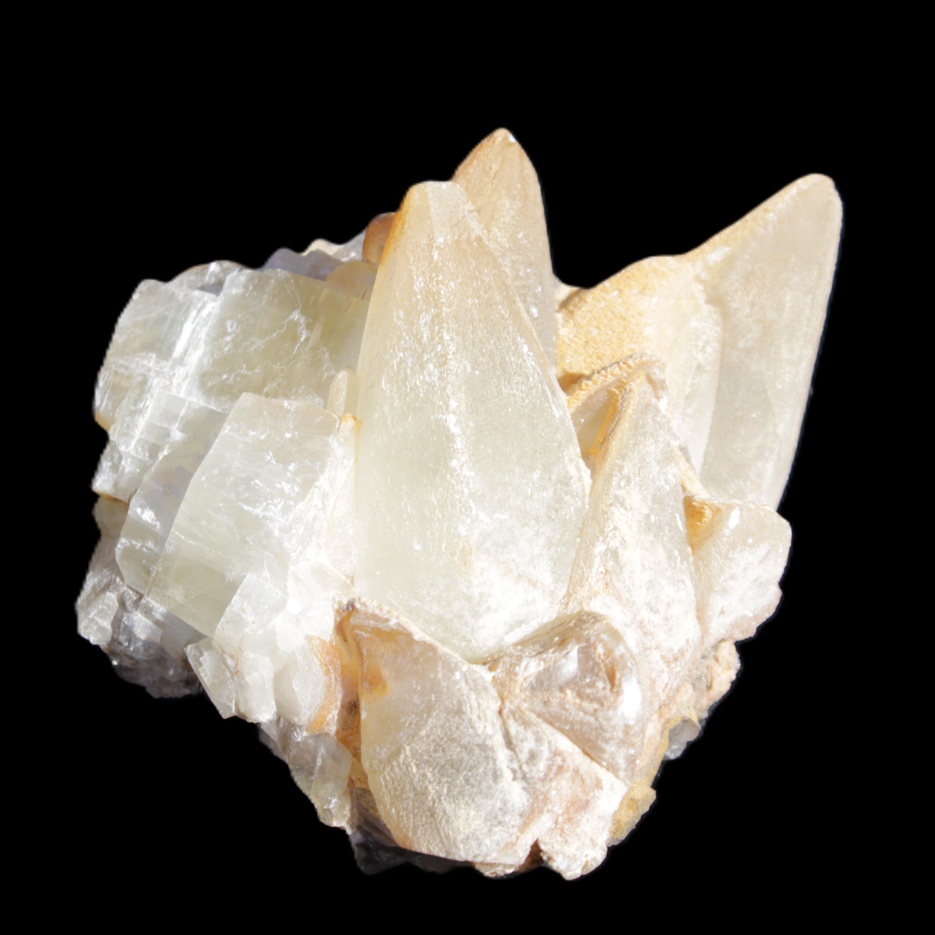 Dogtooth calcite cluster 100*82*78mm 508g Rocks and Things Store