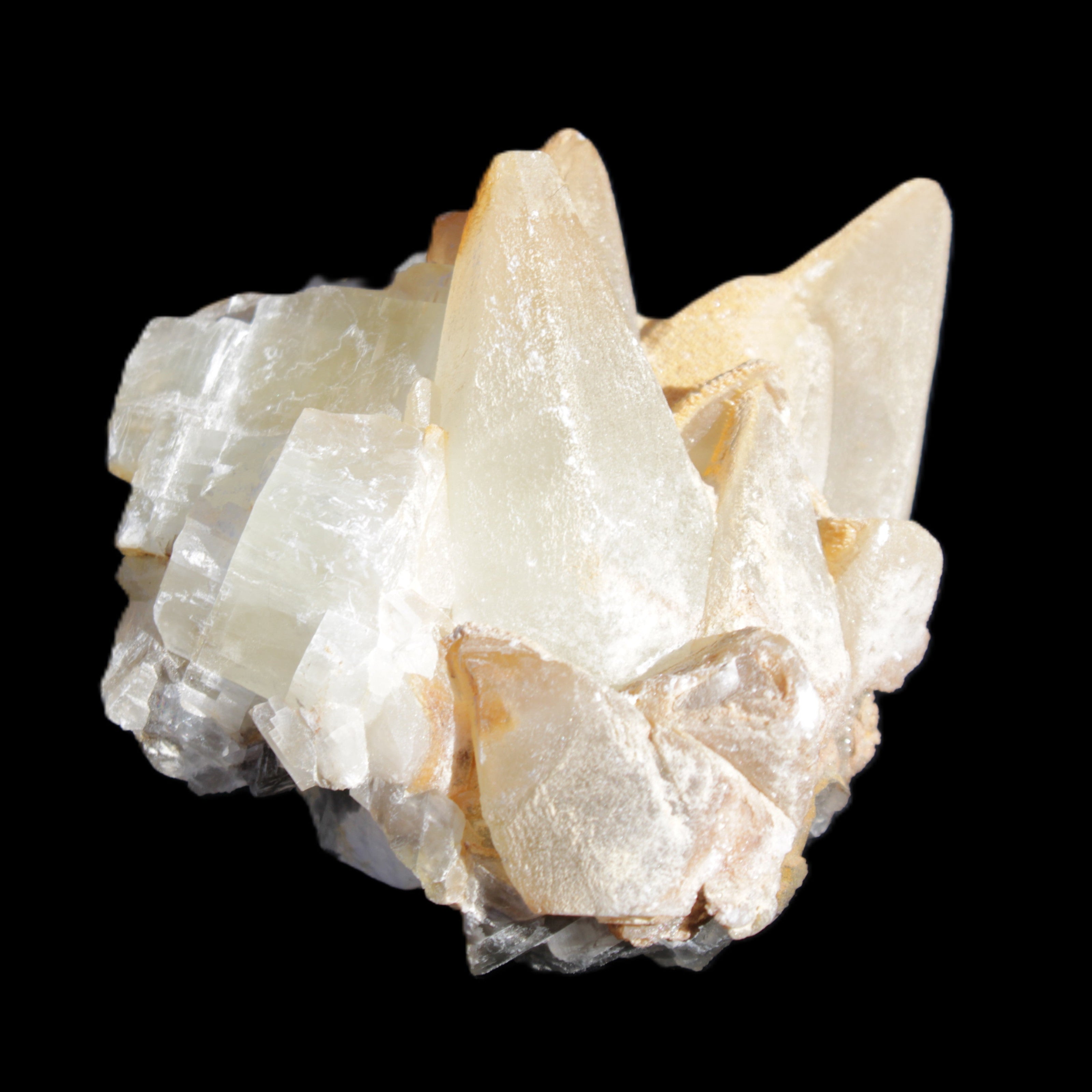 Dogtooth calcite cluster 100*82*78mm 508g Rocks and Things Store