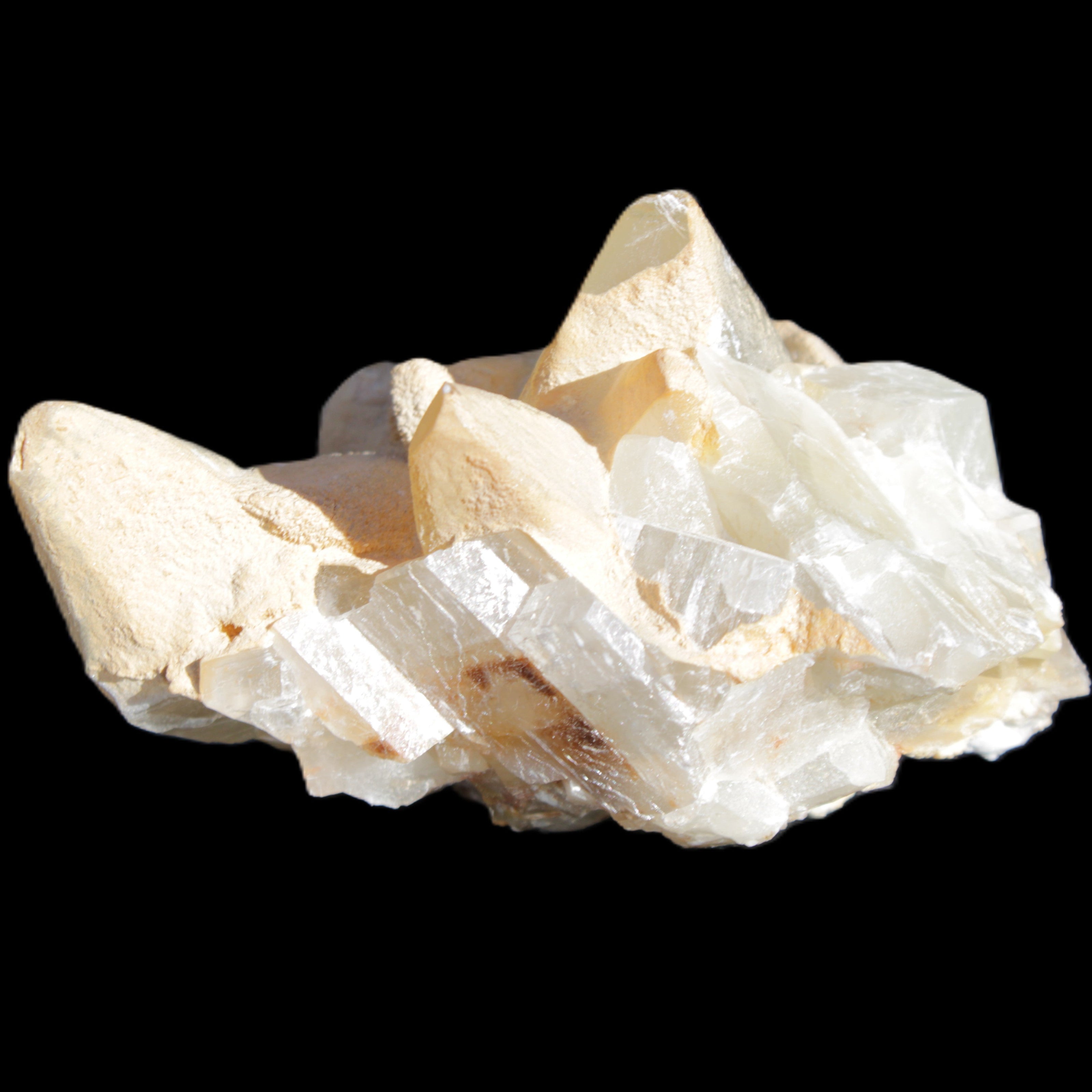 Dogtooth calcite cluster 100*82*78mm 508g Rocks and Things Store