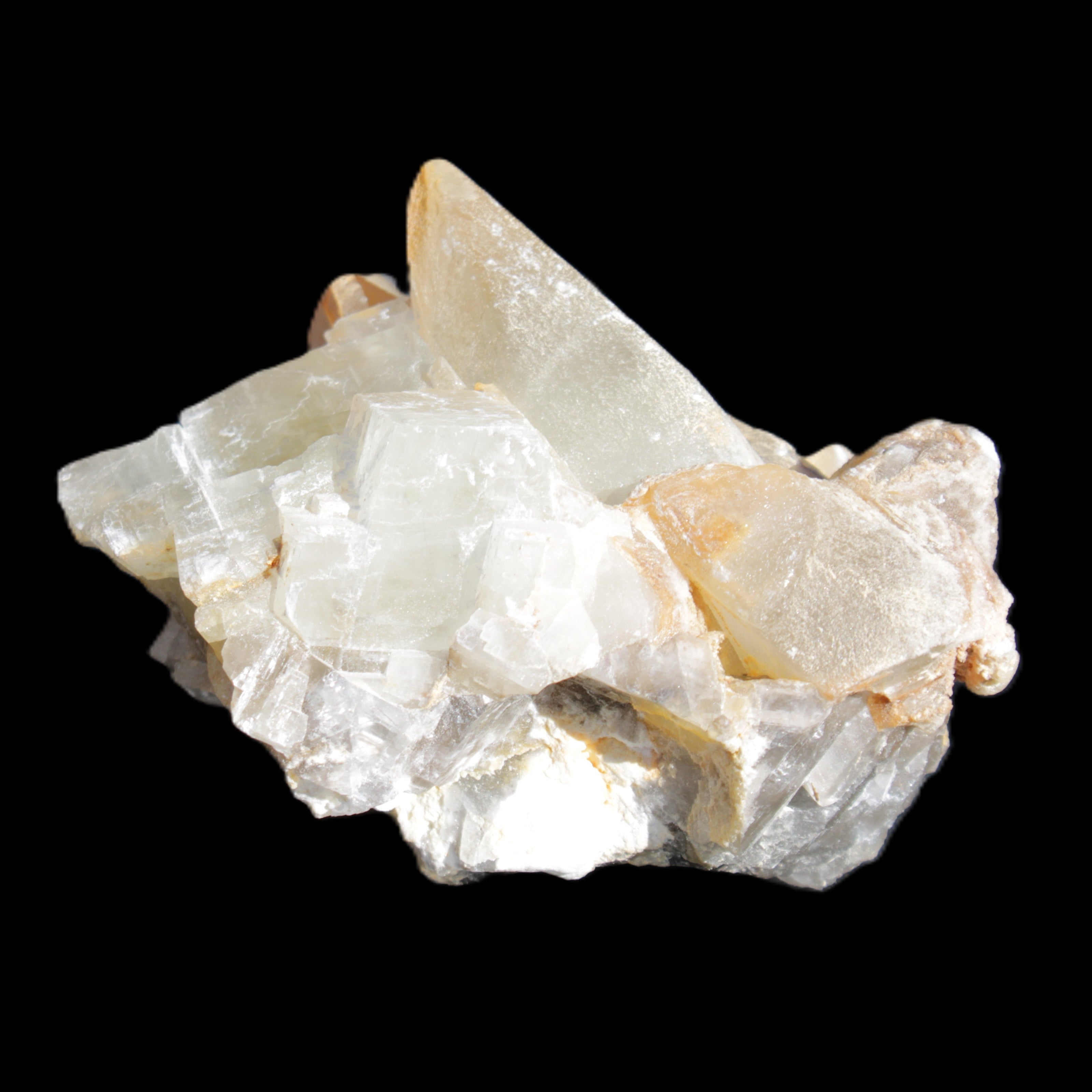 Dogtooth calcite cluster 100*82*78mm 508g Rocks and Things Store