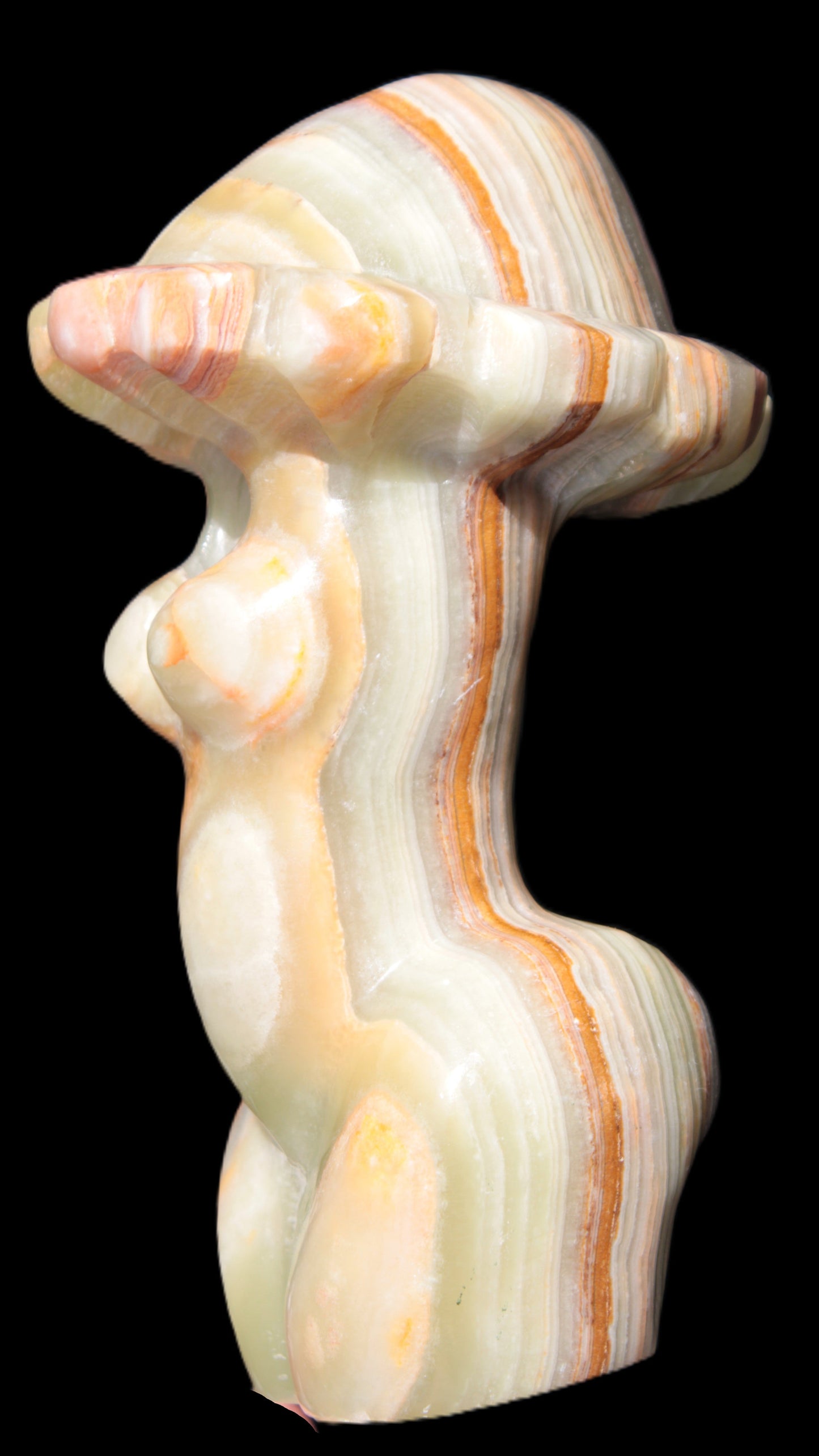 Afgan Jade weird goddess 80 *130mm 758g Rocks and Things