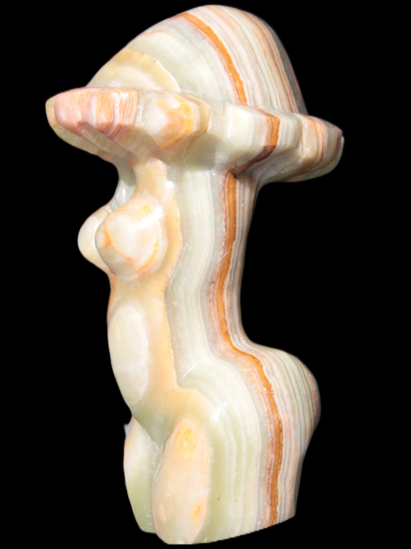Afgan Jade weird goddess 80 *130mm 758g Rocks and Things