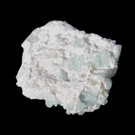 Green Tourmaline cluster 46*41*15mm 142ct 28.5g in sunlight - Rocks and Things Store