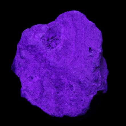 Ice Quartz and Mica cluster 55*50*35mm 84g in UV light - Rocks and Things Store