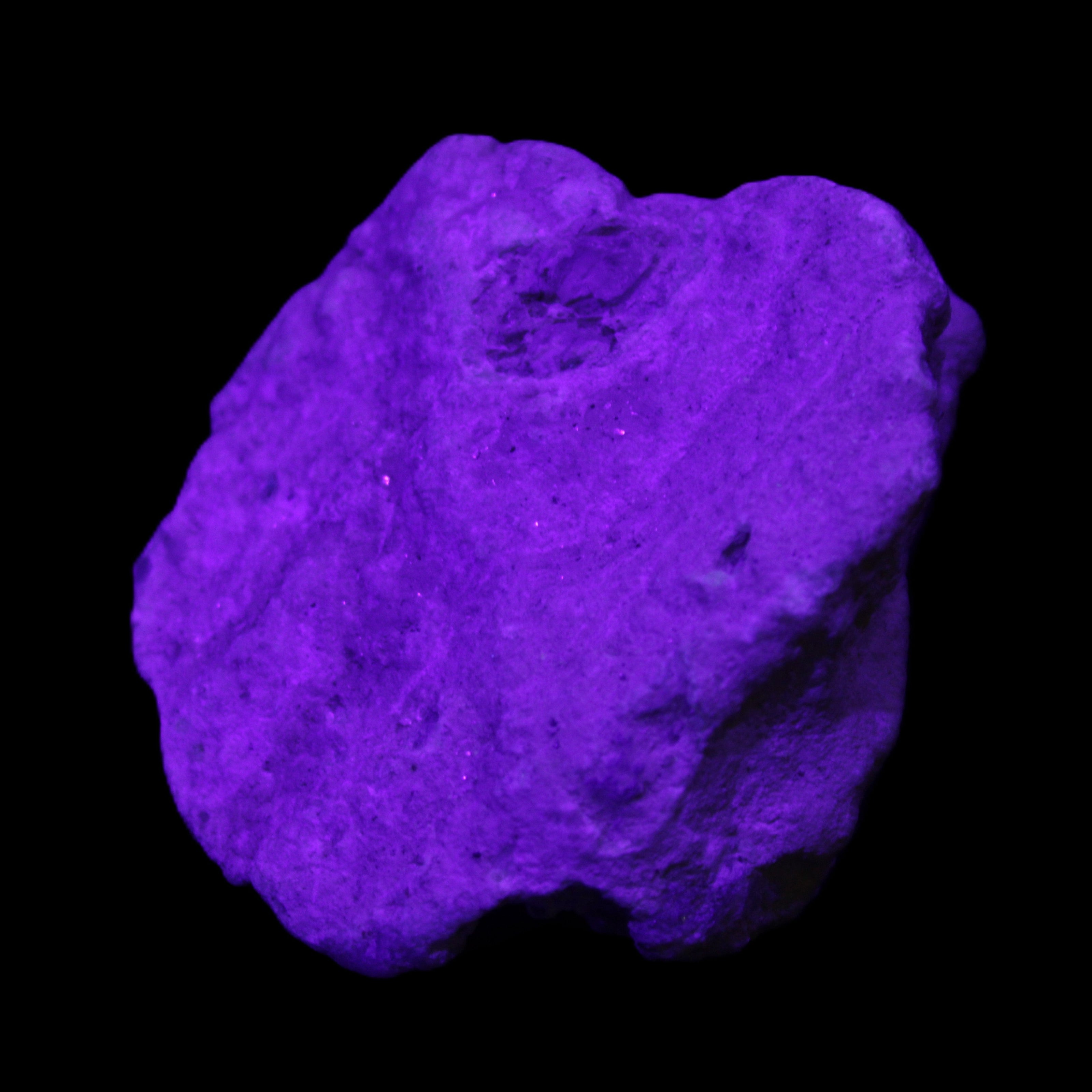 Ice Quartz and Mica cluster 55*50*35mm 84g in UV light - Rocks and Things Store