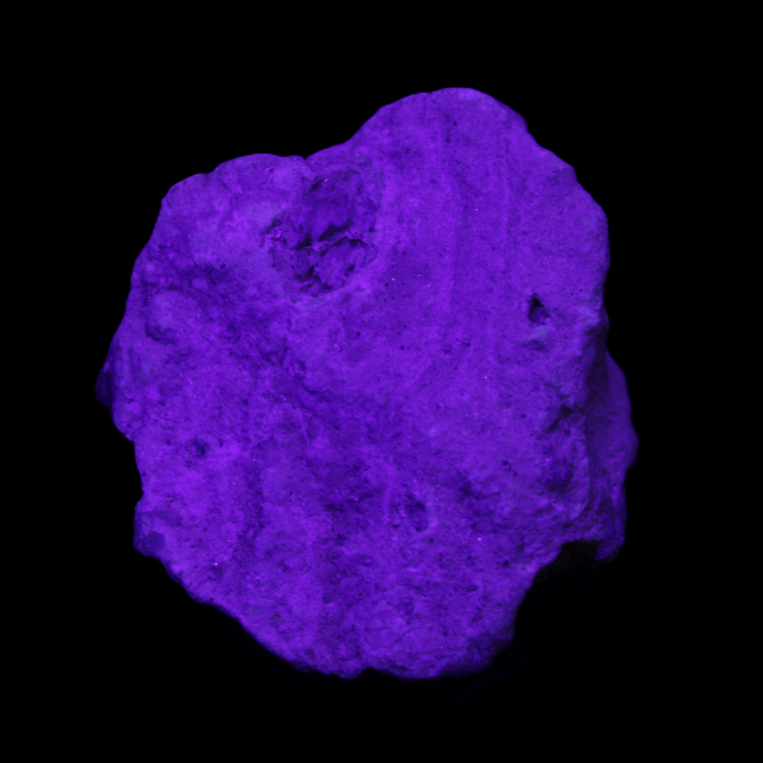 Ice Quartz and Mica cluster 55*50*35mm 84g in UV light - Rocks and Things Store