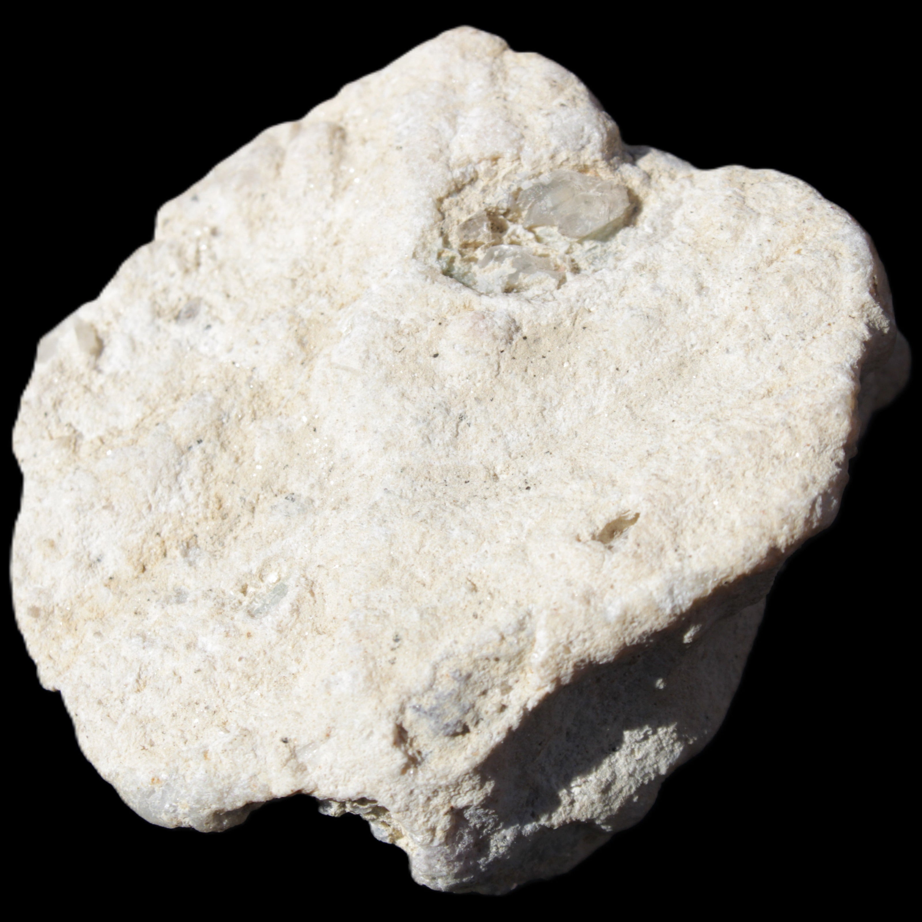 Kunzite, Green Tourmaline and Mica cluster 55*50*35mm 84g in sunlight - Rocks and Things Store