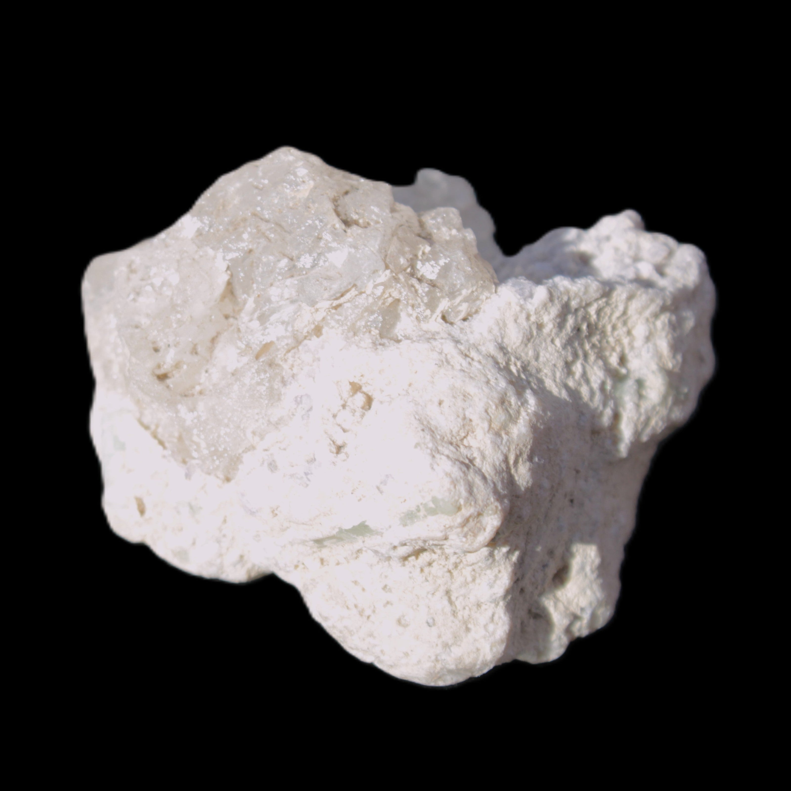 Kunzite, Green Tourmaline and Mica cluster 55*50*35mm 84g in sunlight - Rocks and Things Store