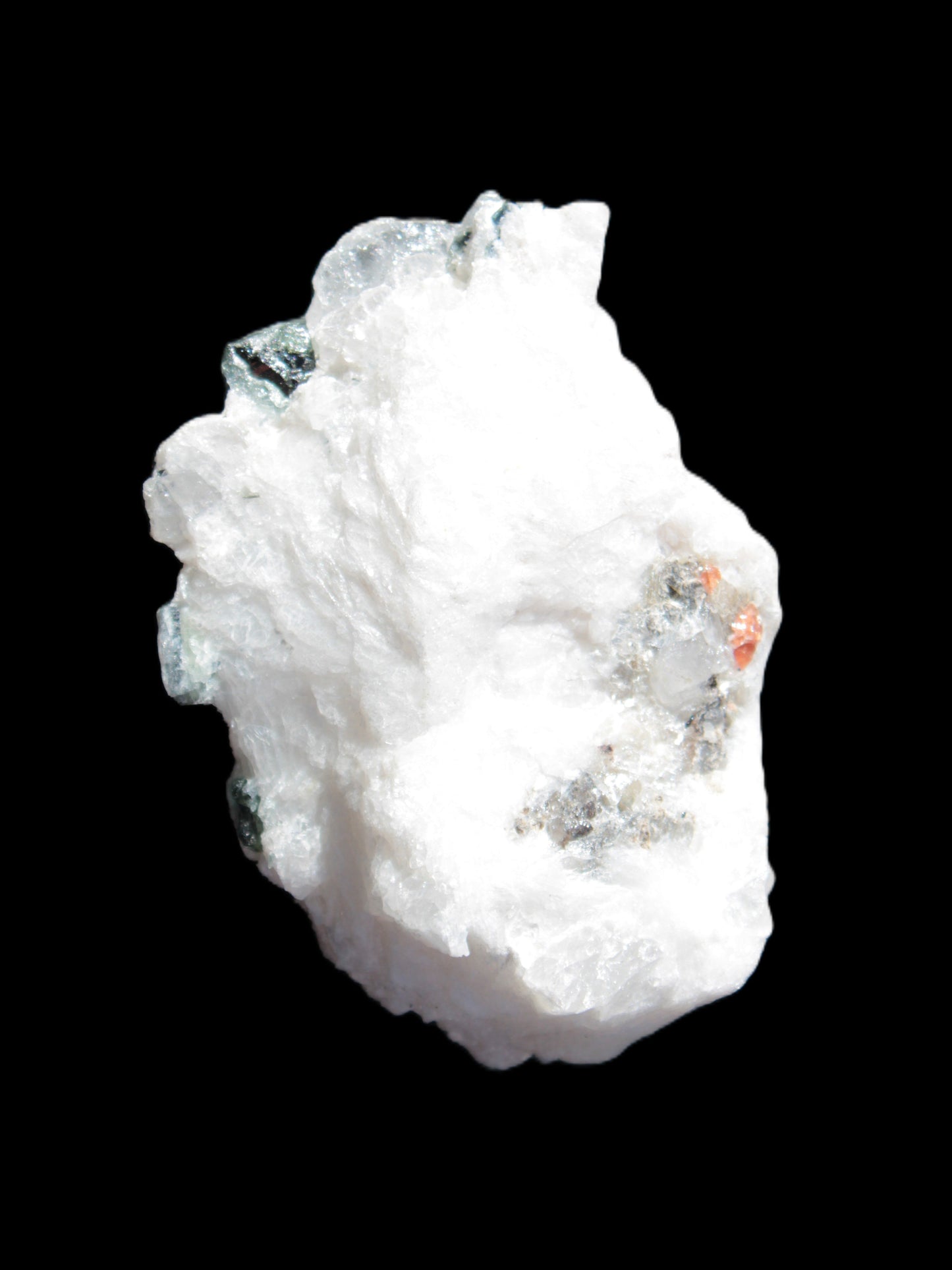 Spessartine Garnet Elbaite Mica Quartz Feldspar matrix 60*30*44mm 329ct 65.8g Rocks and Things