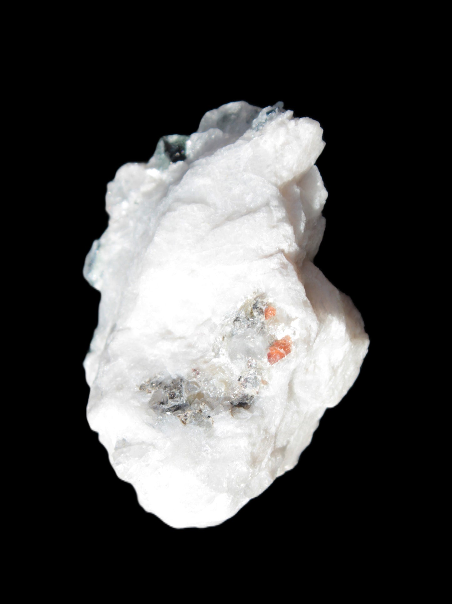 Spessartine Garnet Elbaite Mica Quartz Feldspar matrix 60*30*44mm 329ct 65.8g Rocks and Things