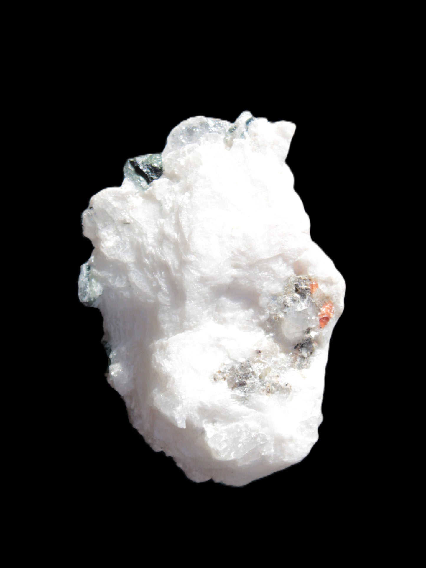 Spessartine Garnet Elbaite Mica Quartz Feldspar matrix 60*30*44mm 329ct 65.8g Rocks and Things