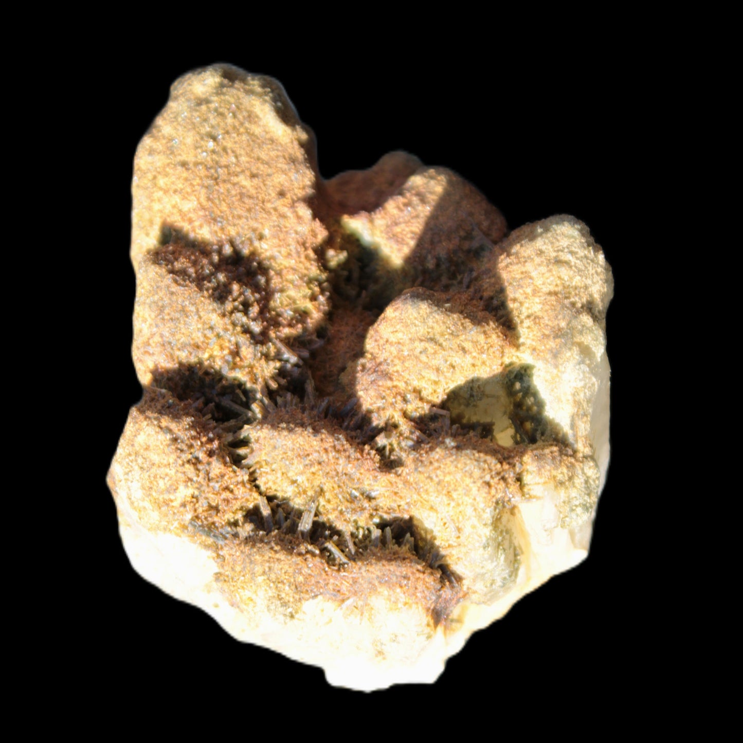 Elestial Clear Quartz crystals with crystal Calcite coating from Afghanistan 179.2g Rocks and Things