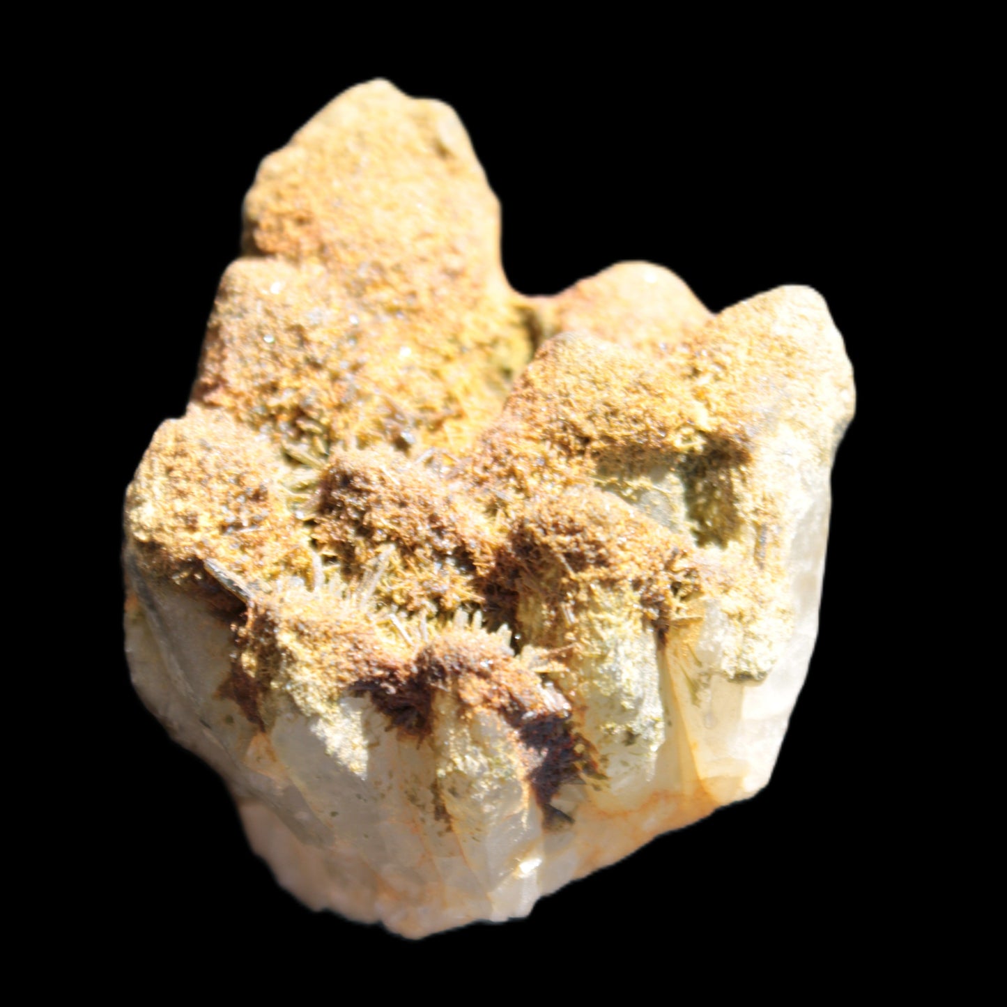 Elestial Clear Quartz crystals with crystal Calcite coating from Afghanistan 179.2g Rocks and Things