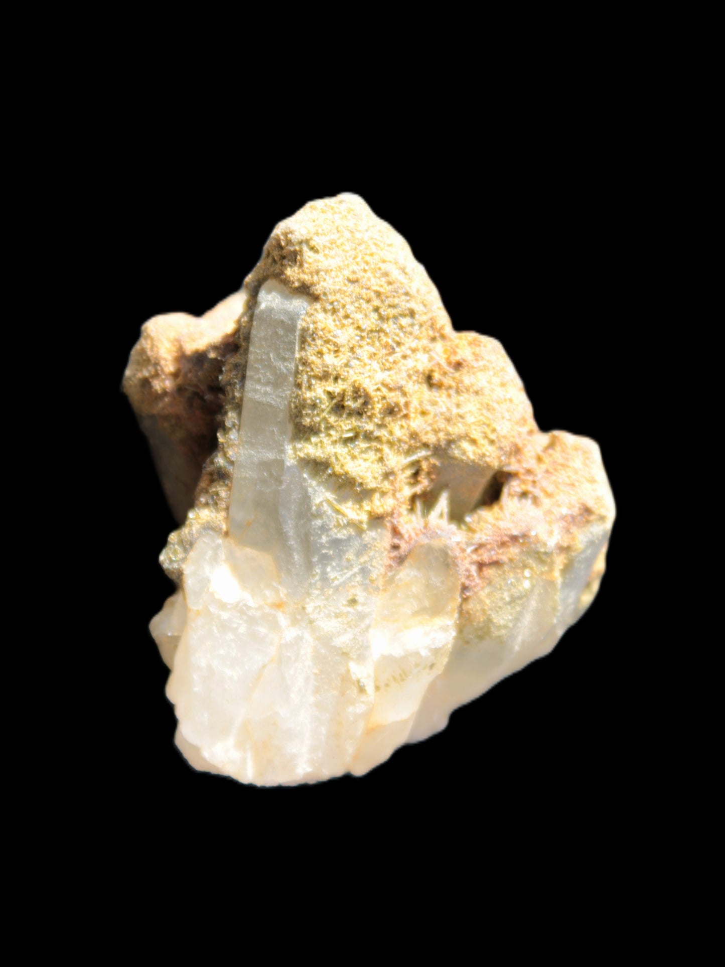 Elestial Clear Quartz crystals with crystal Calcite coating from Afghanistan 179.2g Rocks and Things