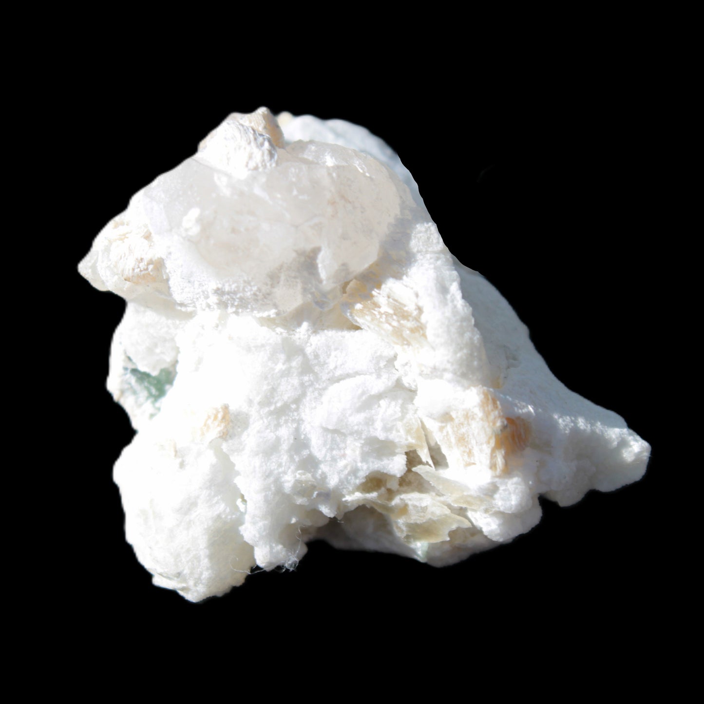 Green Tourmaline, Lepidolite Double-Terminated Quartz in Mica -Feldspar matrix cluster 47.7g Rocks and Things Store