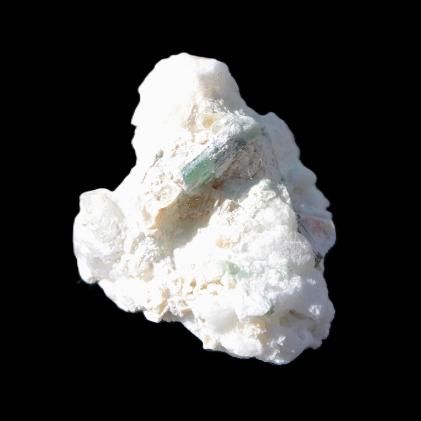 Green Tourmaline, Lepidolite Double-Terminated Quartz in Mica -Feldspar matrix cluster 47.7g Rocks and Things Store
