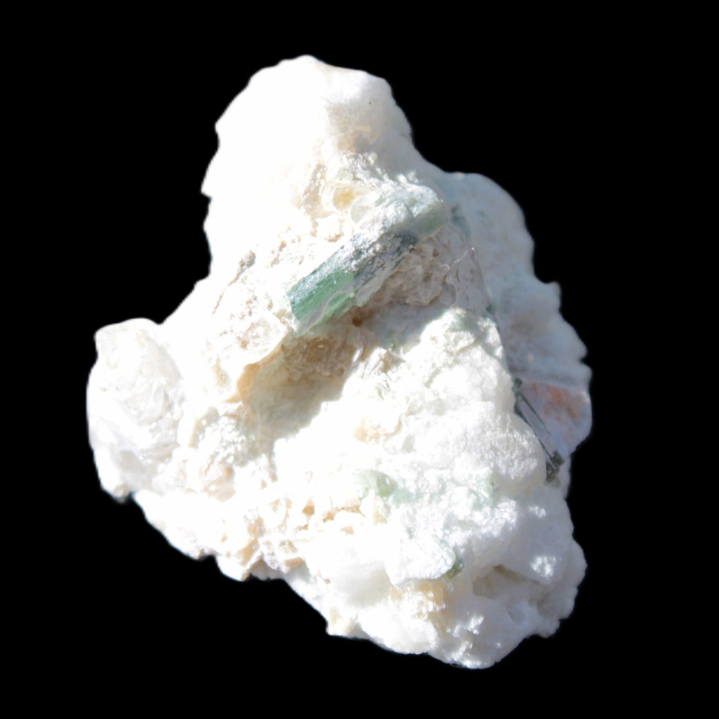 Green Tourmaline, Lepidolite Double-Terminated Quartz in Mica -Feldspar matrix cluster 47.7g Rocks and Things Store