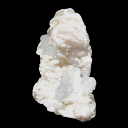 Aquamarine, Green Tourmaline and Lepidolite cluster 41*23*22mm 80.5ct 16.1g in bright sunlight - Rocks and Things Store