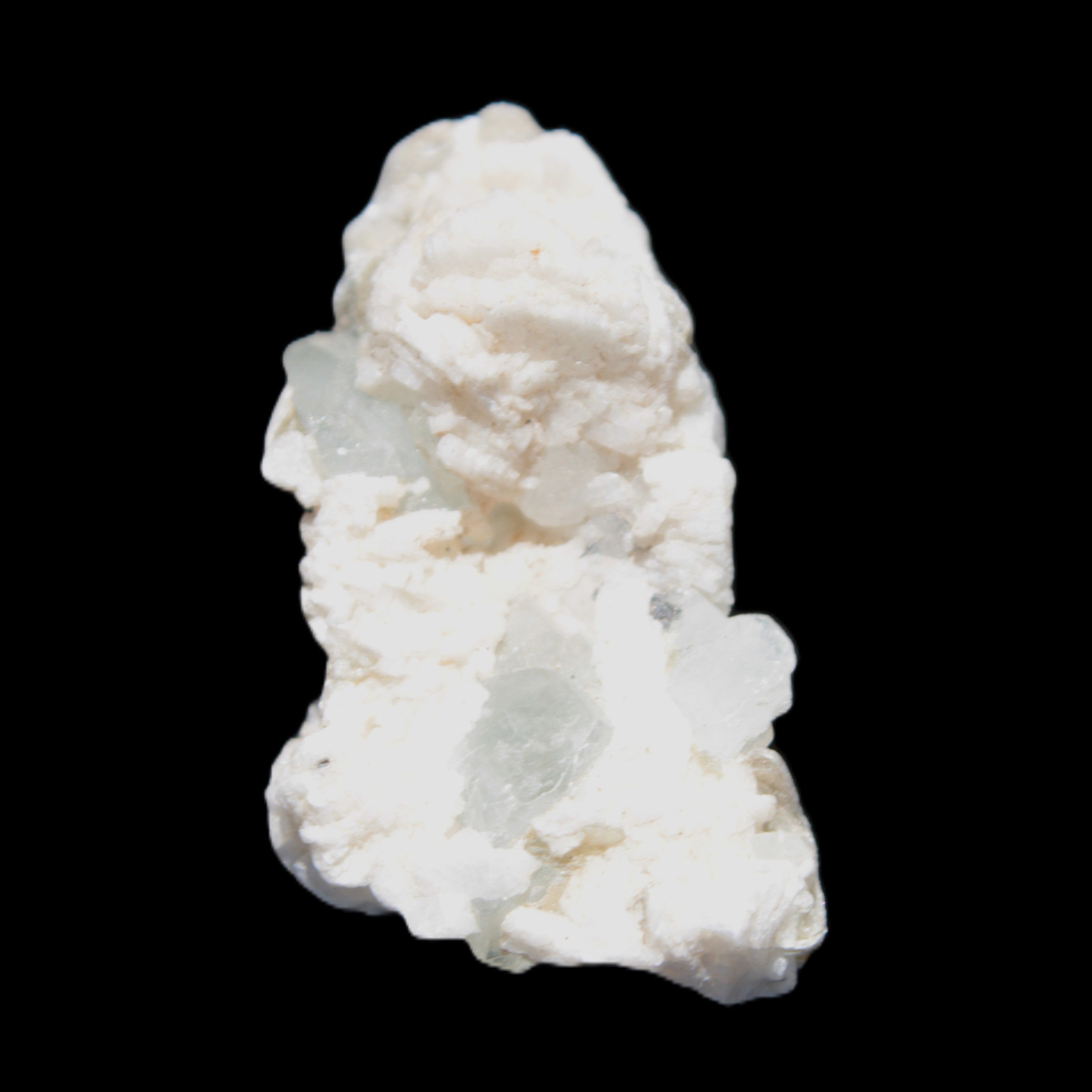 Aquamarine, Green Tourmaline and Lepidolite cluster 41*23*22mm 80.5ct 16.1g in bright sunlight - Rocks and Things Store