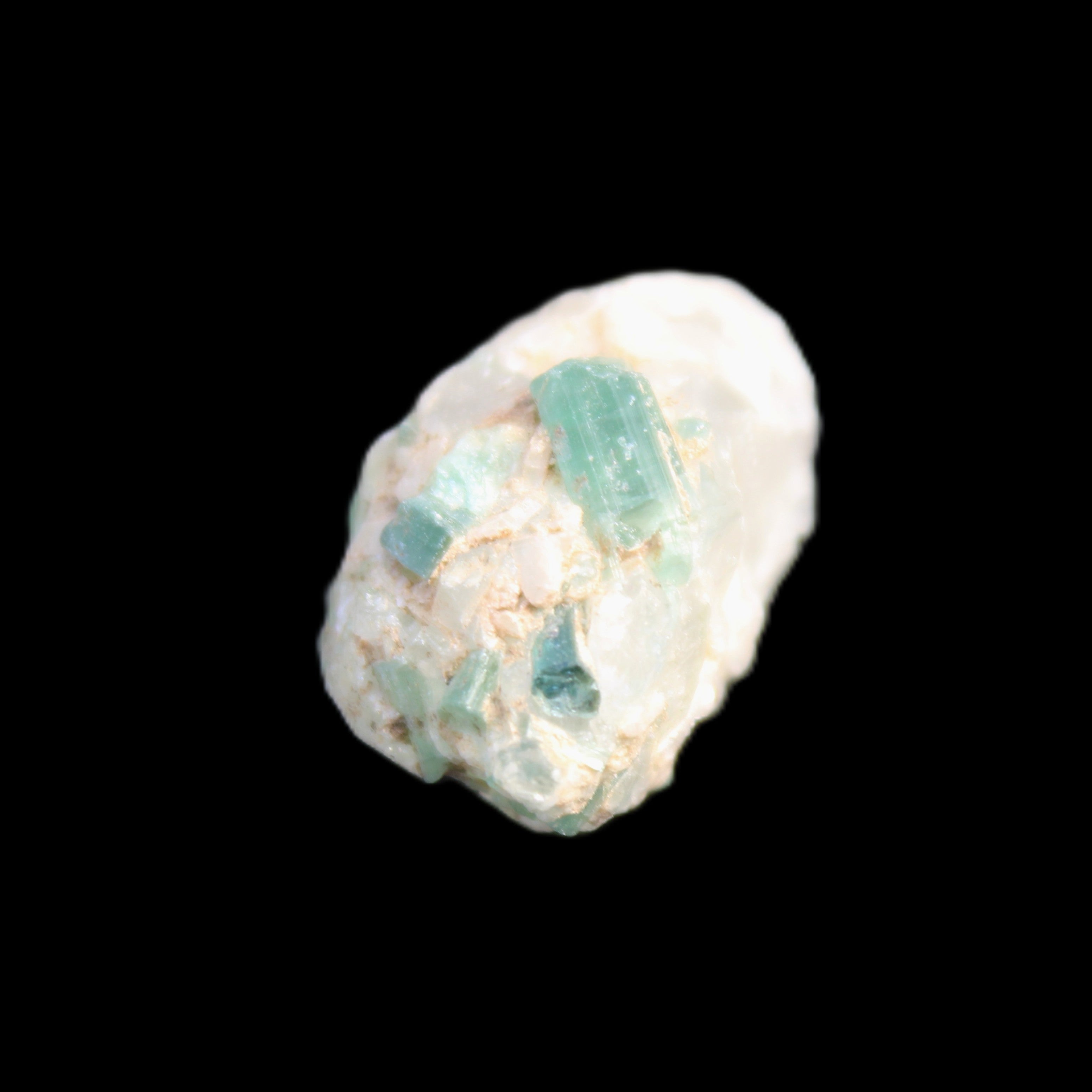 Green Tourmaline cluster from Afghanistan 30.5ct 6.1g in sunlight - Rocks and Things Store