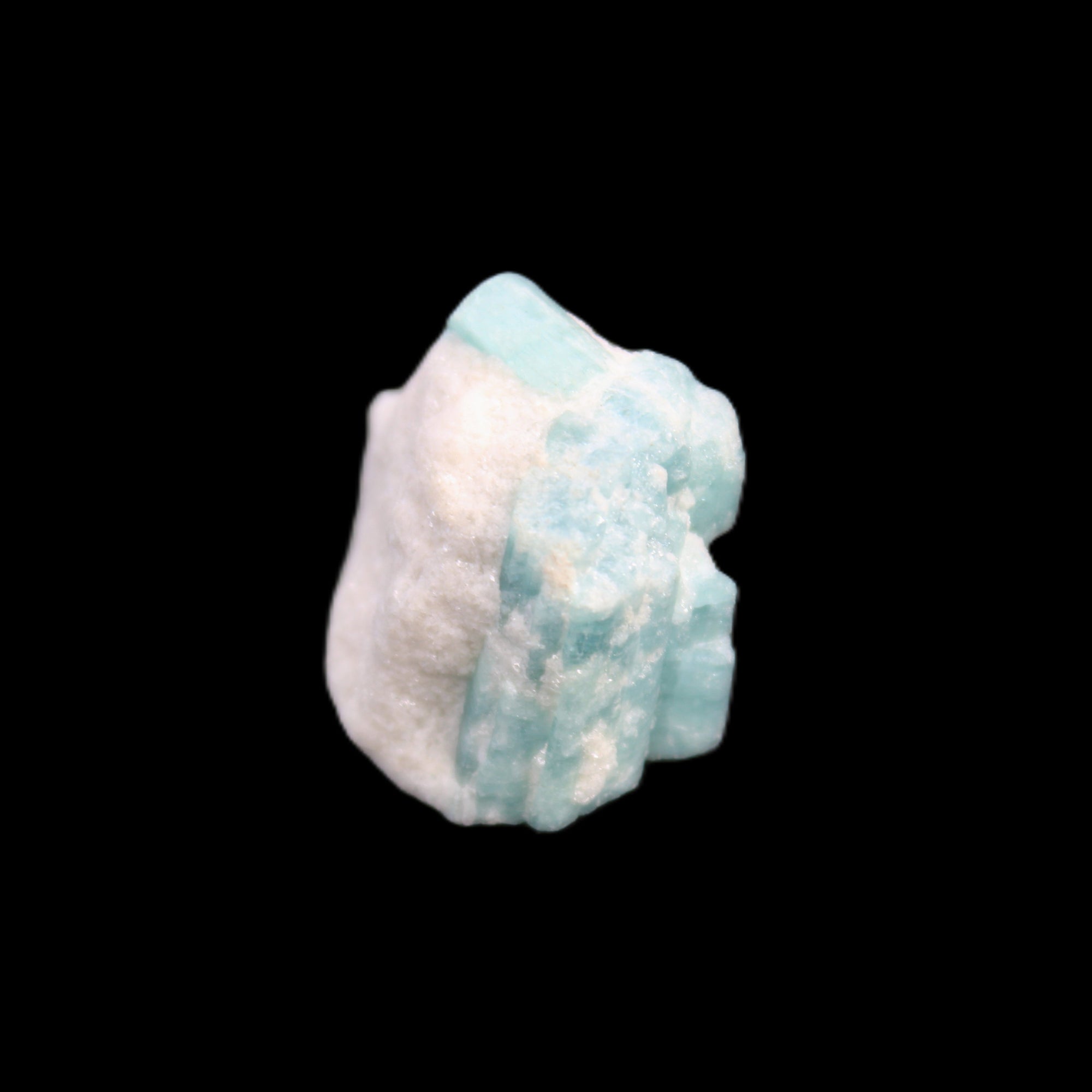 Blue Tourmaline Indicolite cluster from Afghanistan 6.0g in sunlight - Rocks and Things Store