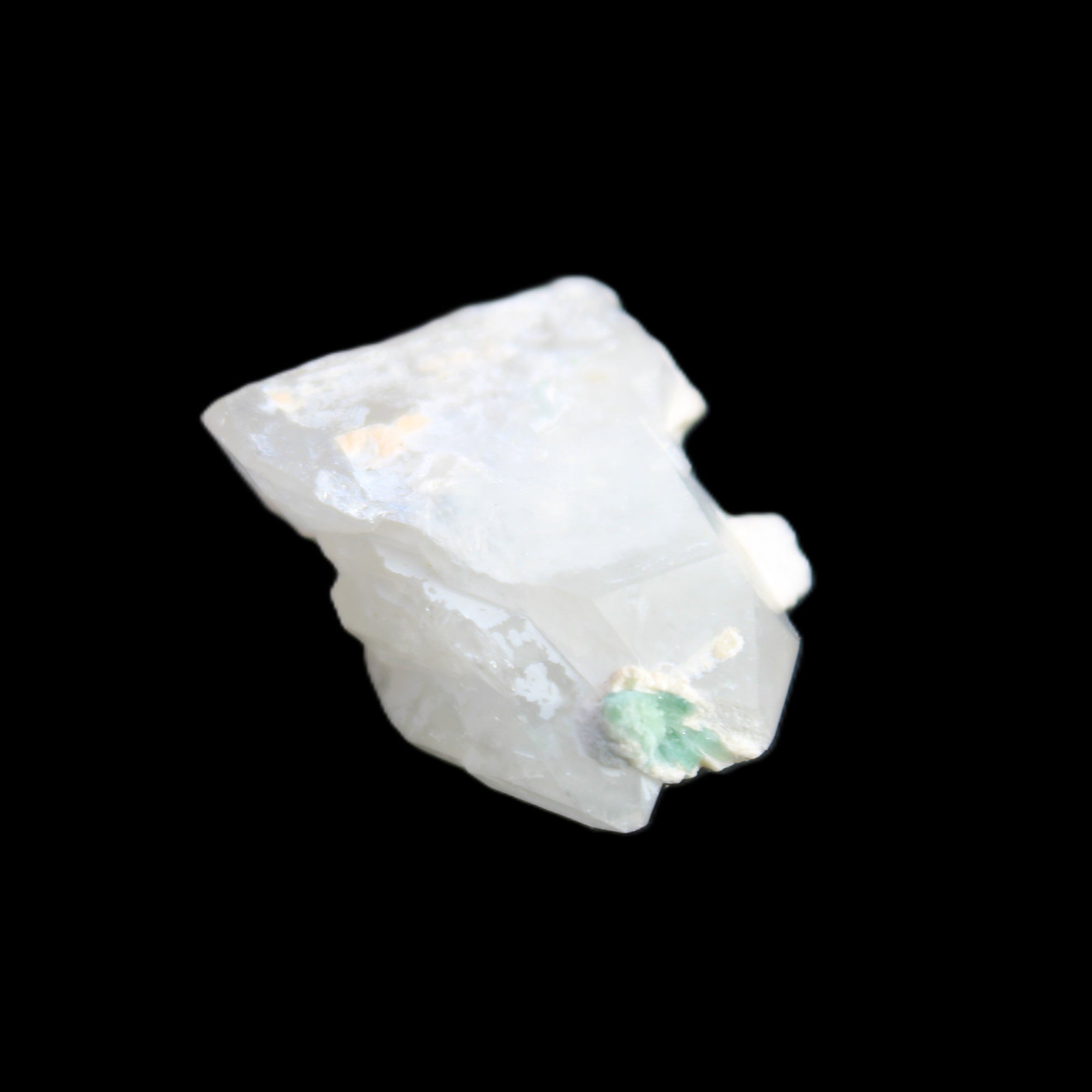 Green Tourmaline cluster 4.9g in sunlight - Rocks and Things Store