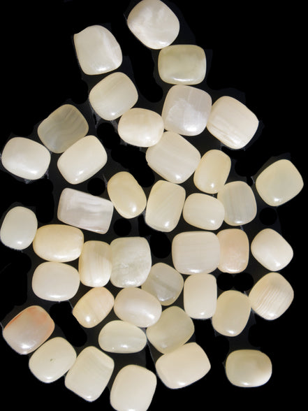 Lemon Topaz Calcite 40 tumbled stones 250g Wholesale Rocks and Things Store