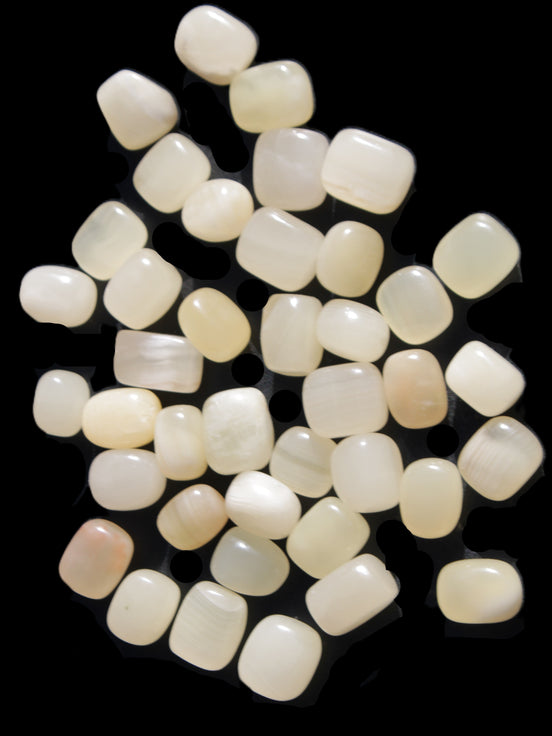 Lemon Topaz Calcite 40 tumbled stones 250g Wholesale Rocks and Things Store