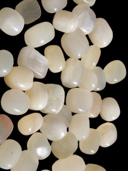 Lemon Topaz Calcite 40 tumbled stones 250g Wholesale Rocks and Things Store