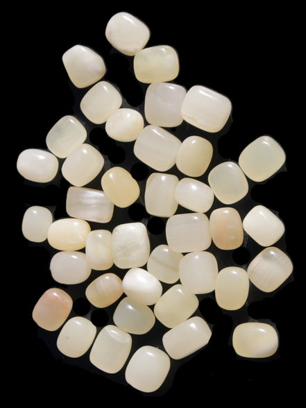 Lemon Topaz Calcite 40 tumbled stones 250g Wholesale Rocks and Things Store