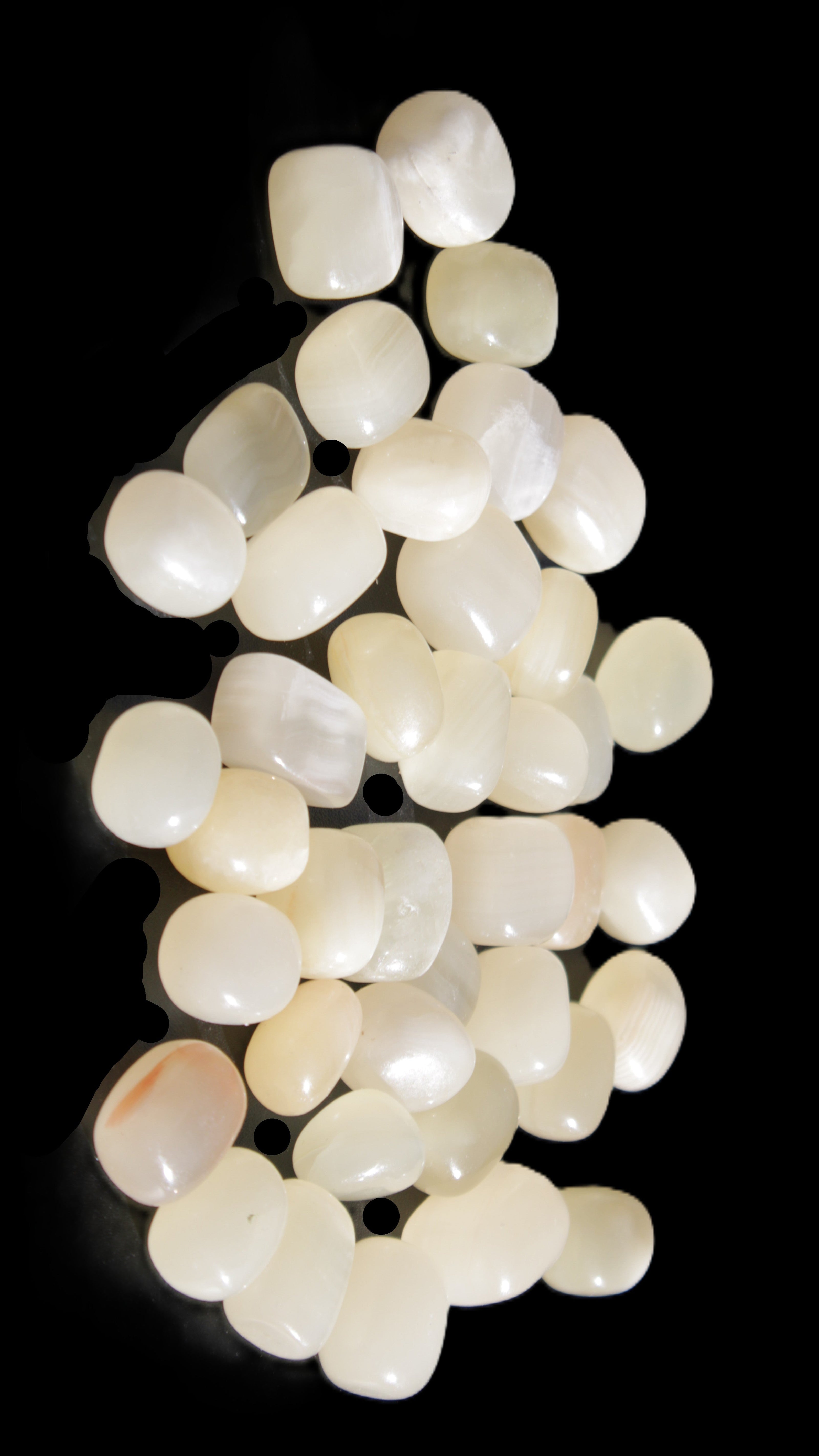 Lemon Topaz Calcite 40 tumbled stones 250g Wholesale Rocks and Things Store